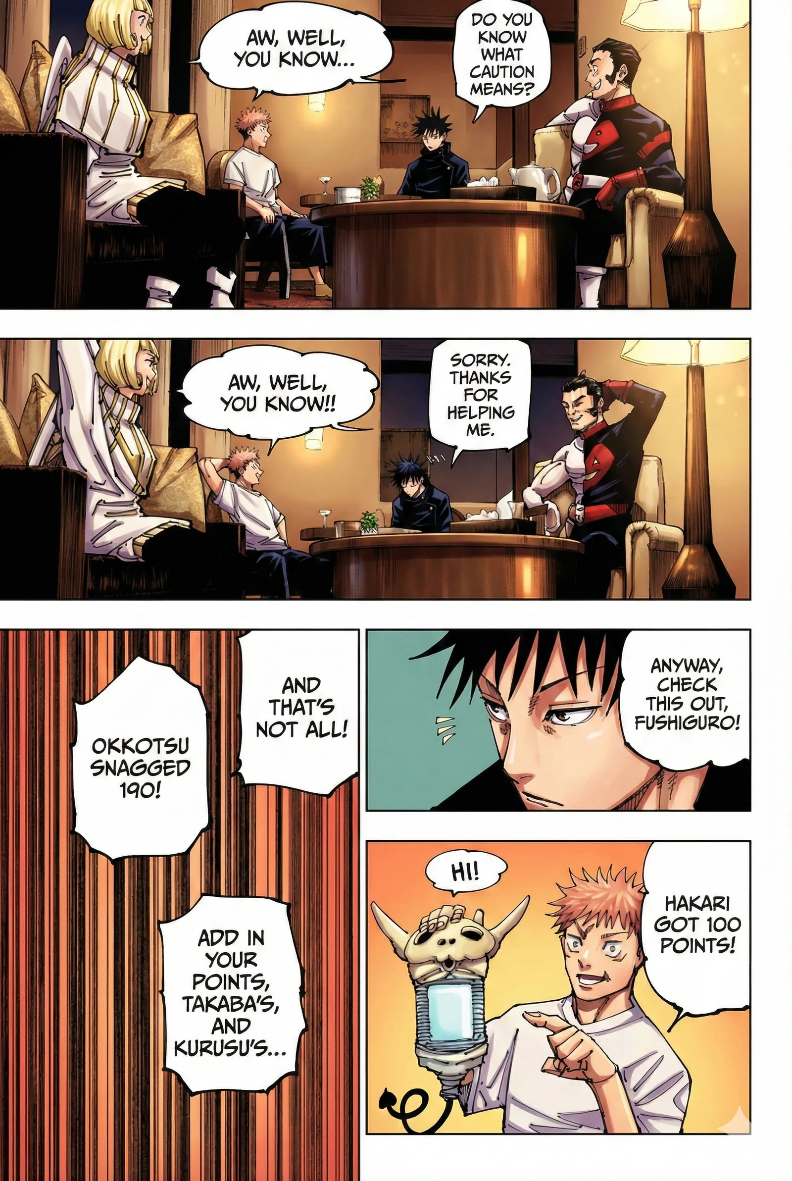 Jujutsu Kaisen Colored Manga JJK — Chapter 199 — Page 8