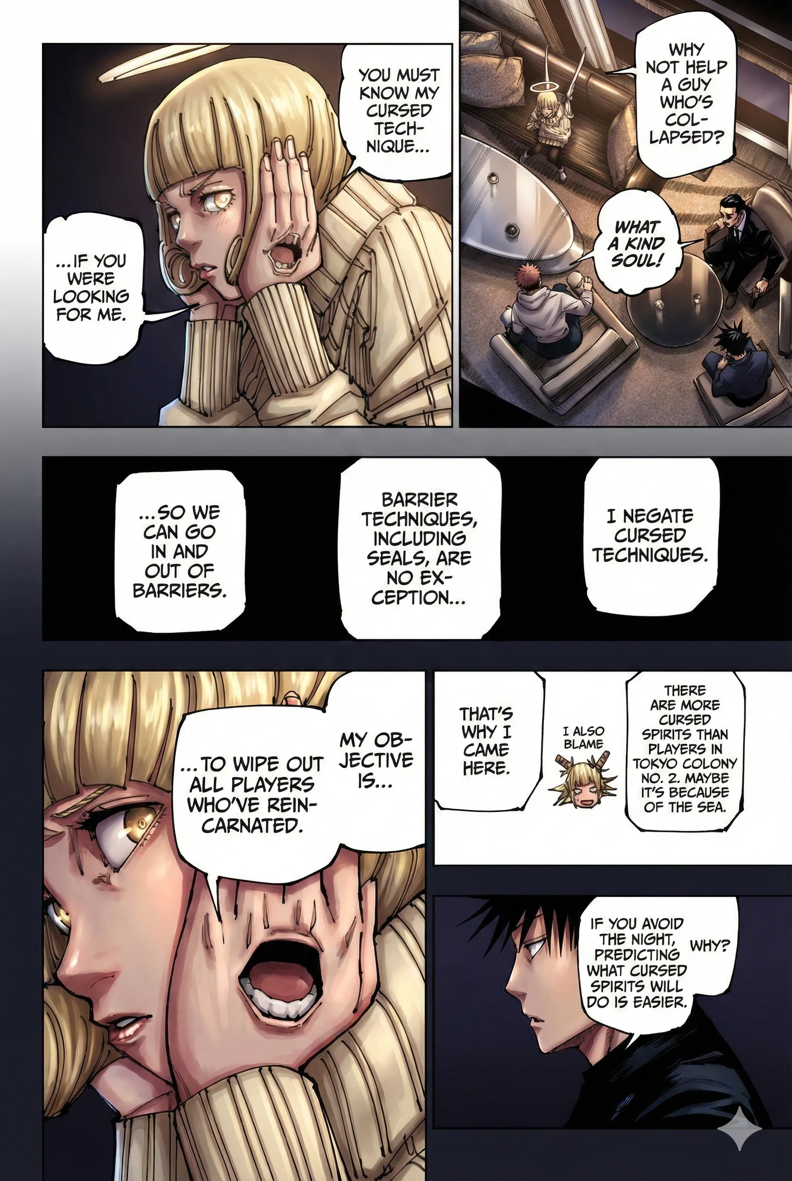 Jujutsu Kaisen Colored Manga JJK — Chapter 199 — Page 13