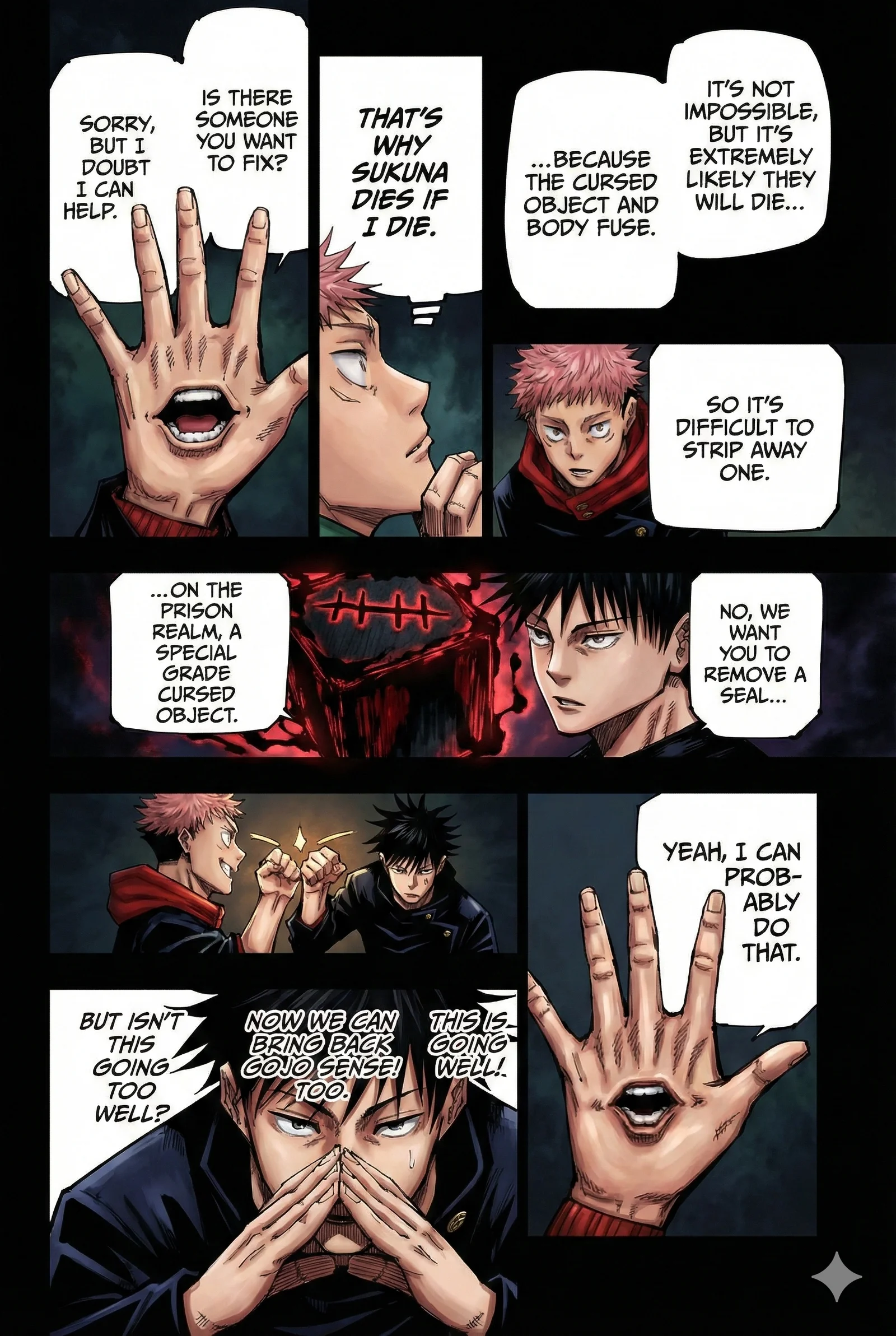 Jujutsu Kaisen Colored Manga JJK — Chapter 199 — Page 17