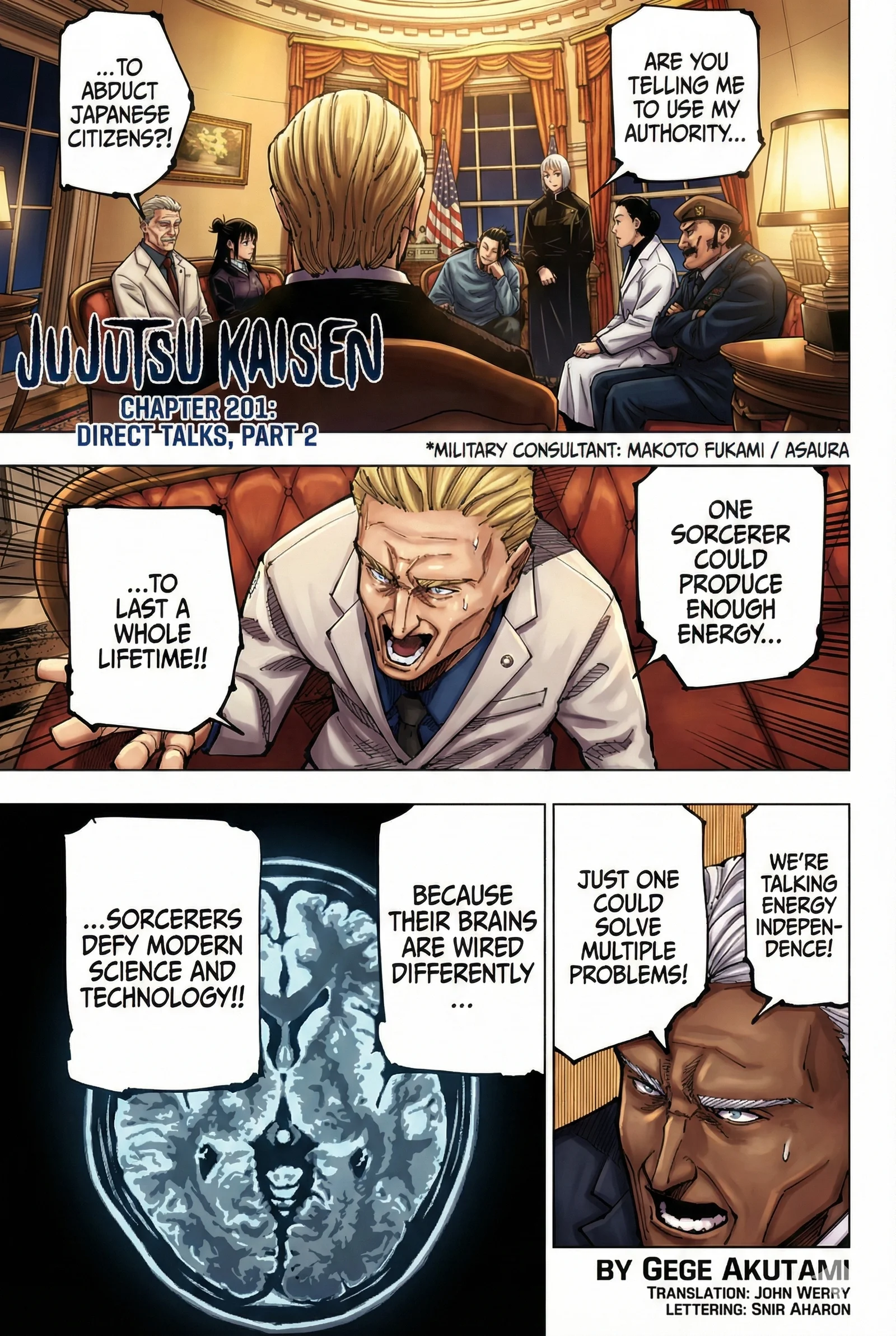 Jujutsu Kaisen Colored Manga JJK β Chapter 201 β Page 1