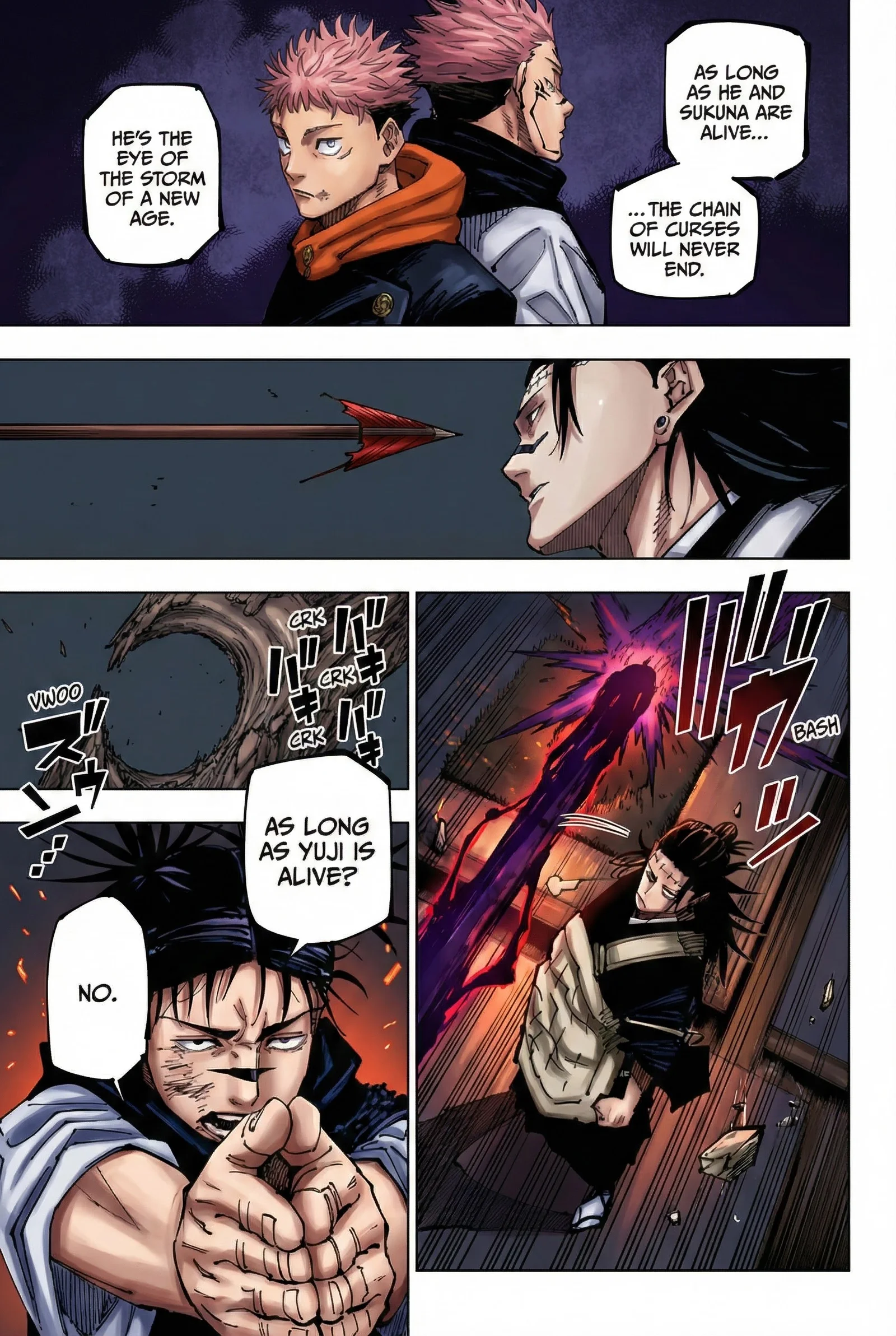 Jujutsu Kaisen Colored Manga JJK β Chapter 203 β Page 8