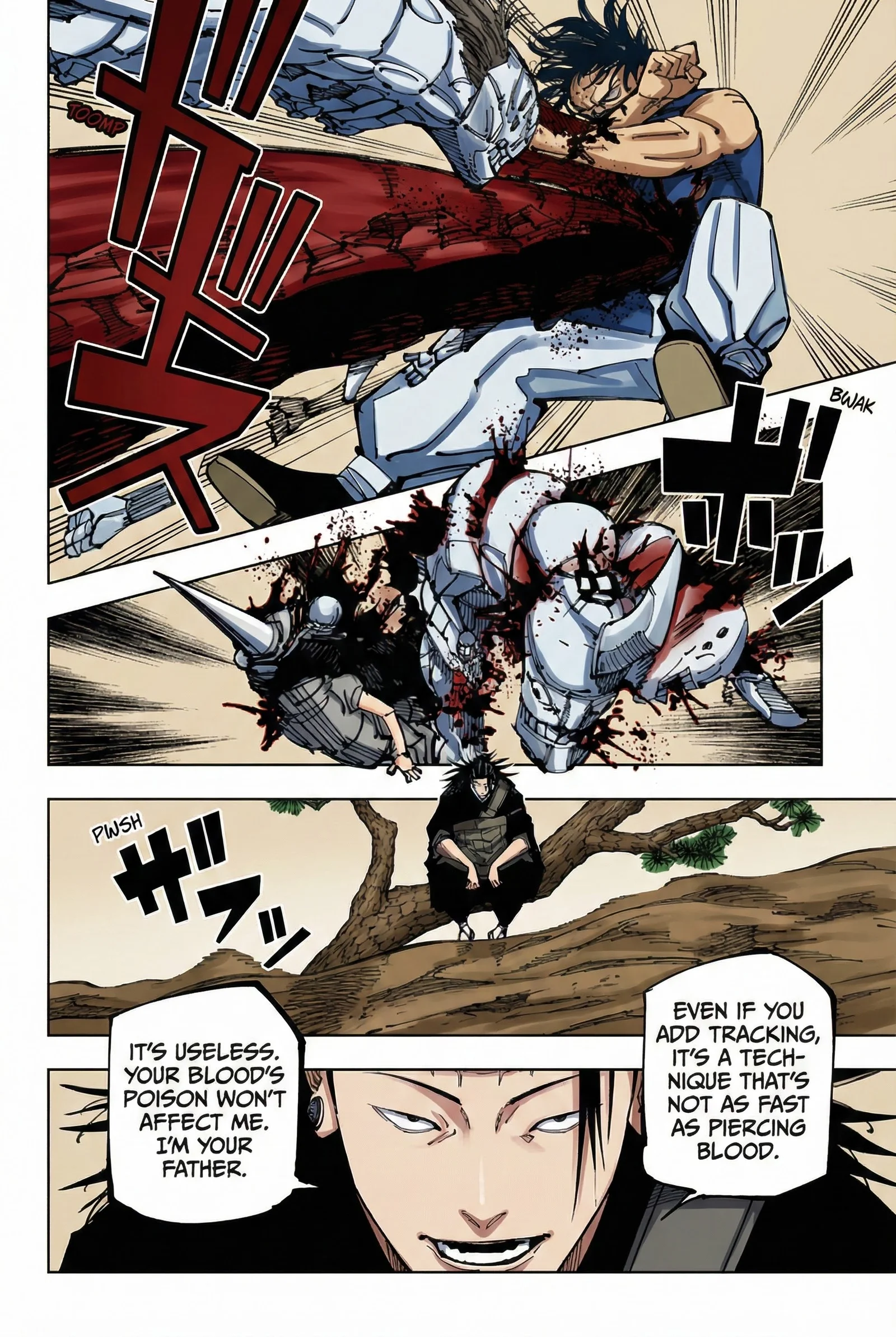 Jujutsu Kaisen Colored Manga JJK — Chapter 204 — Page 9