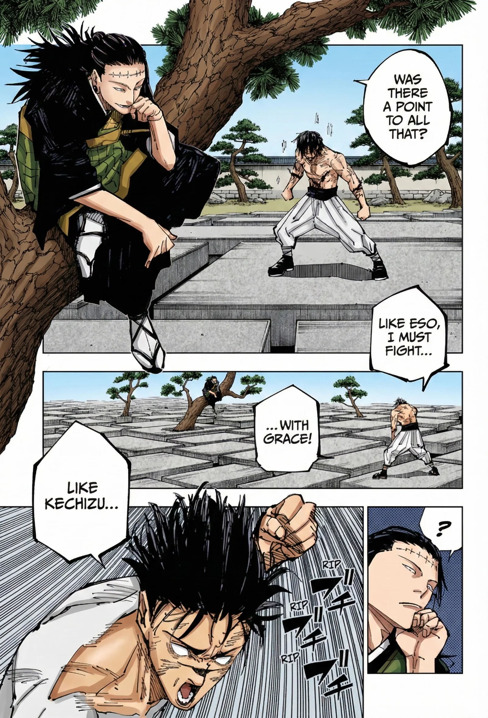 Jujutsu Kaisen Colored Manga JJK — Chapter 204 — Page 10
