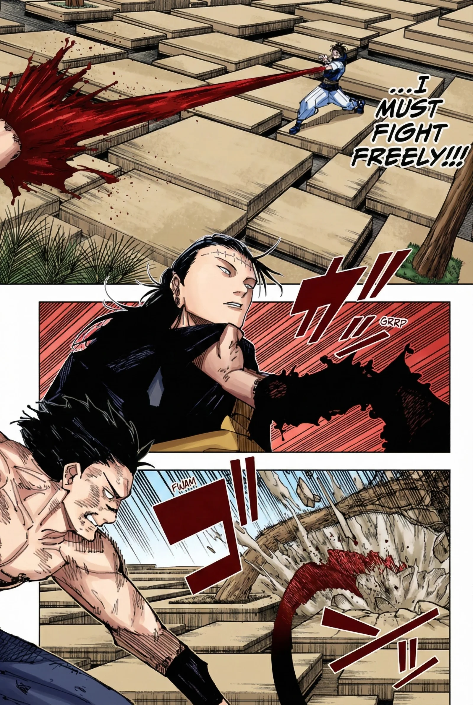 Jujutsu Kaisen Colored Manga JJK — Chapter 204 — Page 12