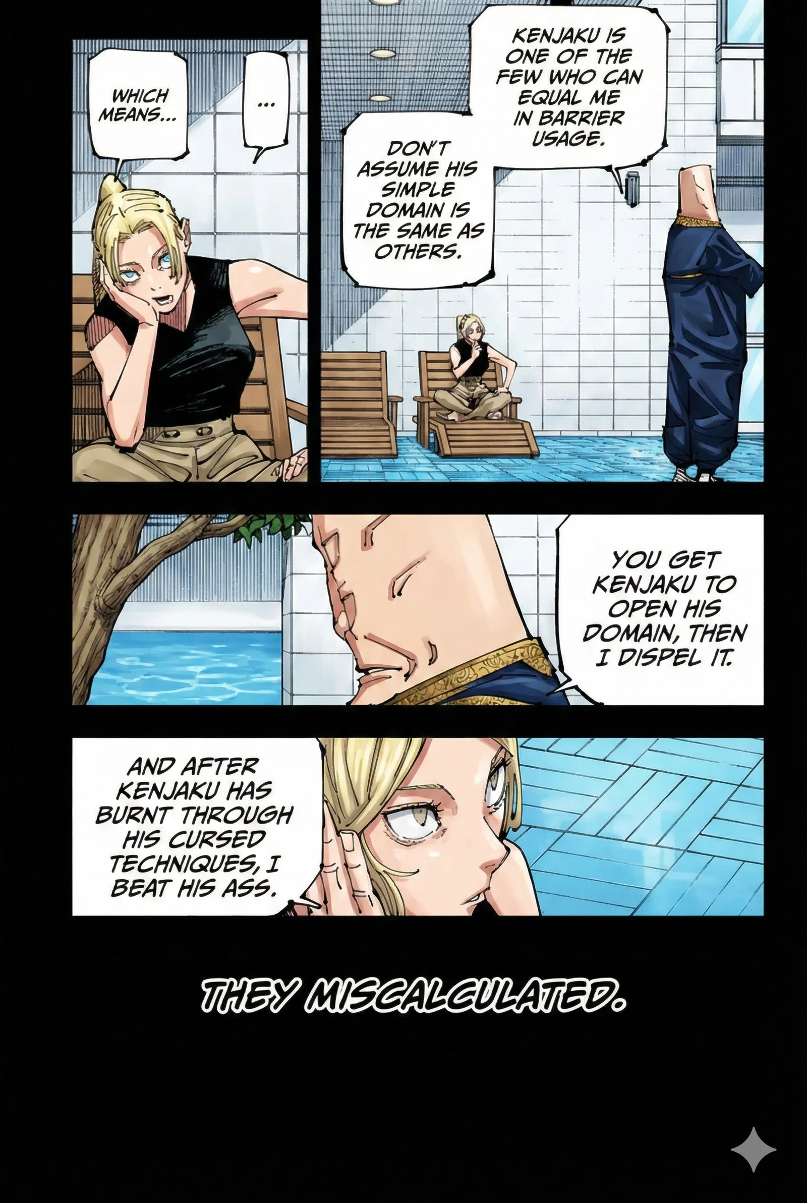 Jujutsu Kaisen Colored Manga JJK — Chapter 206 — Page 5
