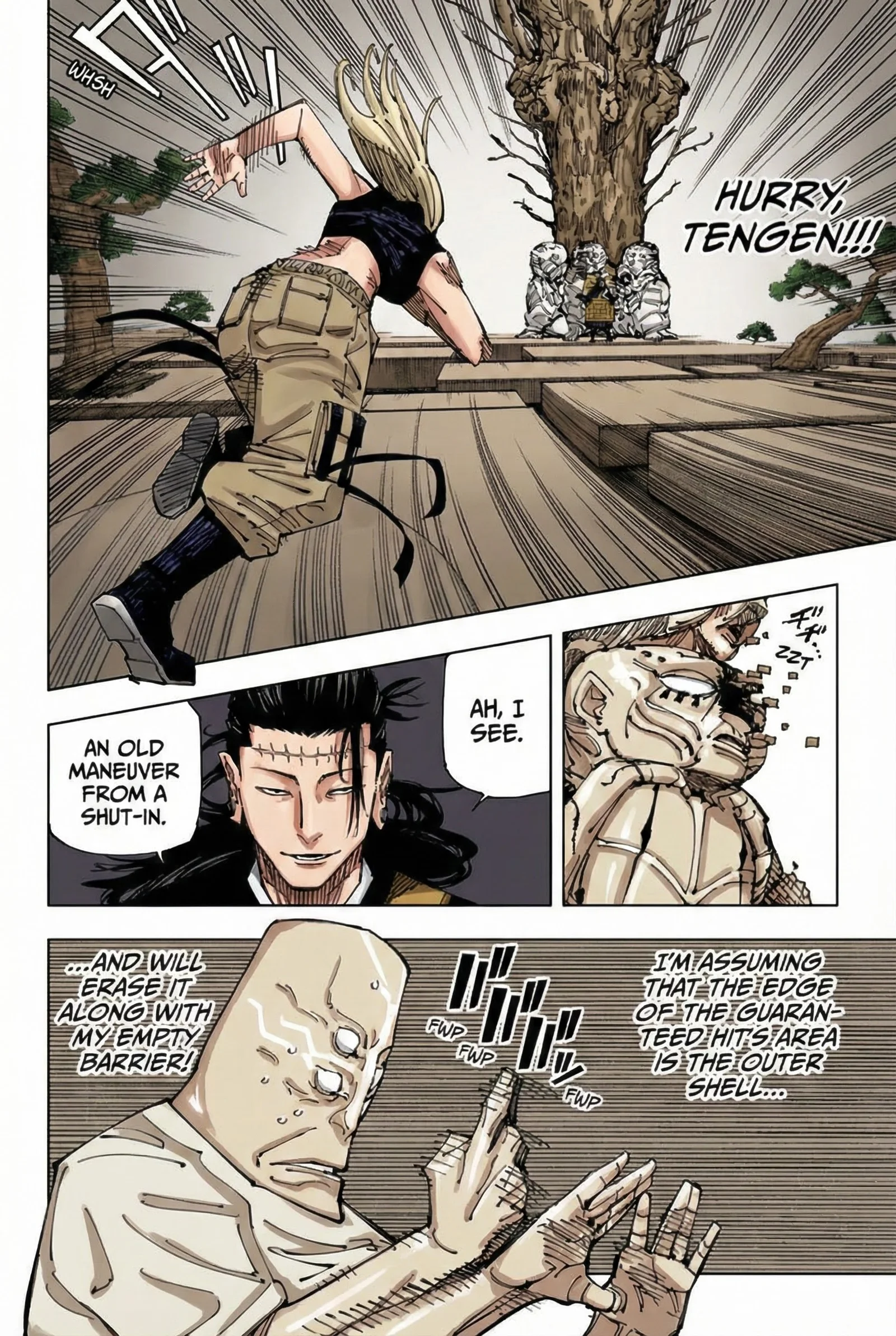 Jujutsu Kaisen Colored Manga JJK — Chapter 206 — Page 8