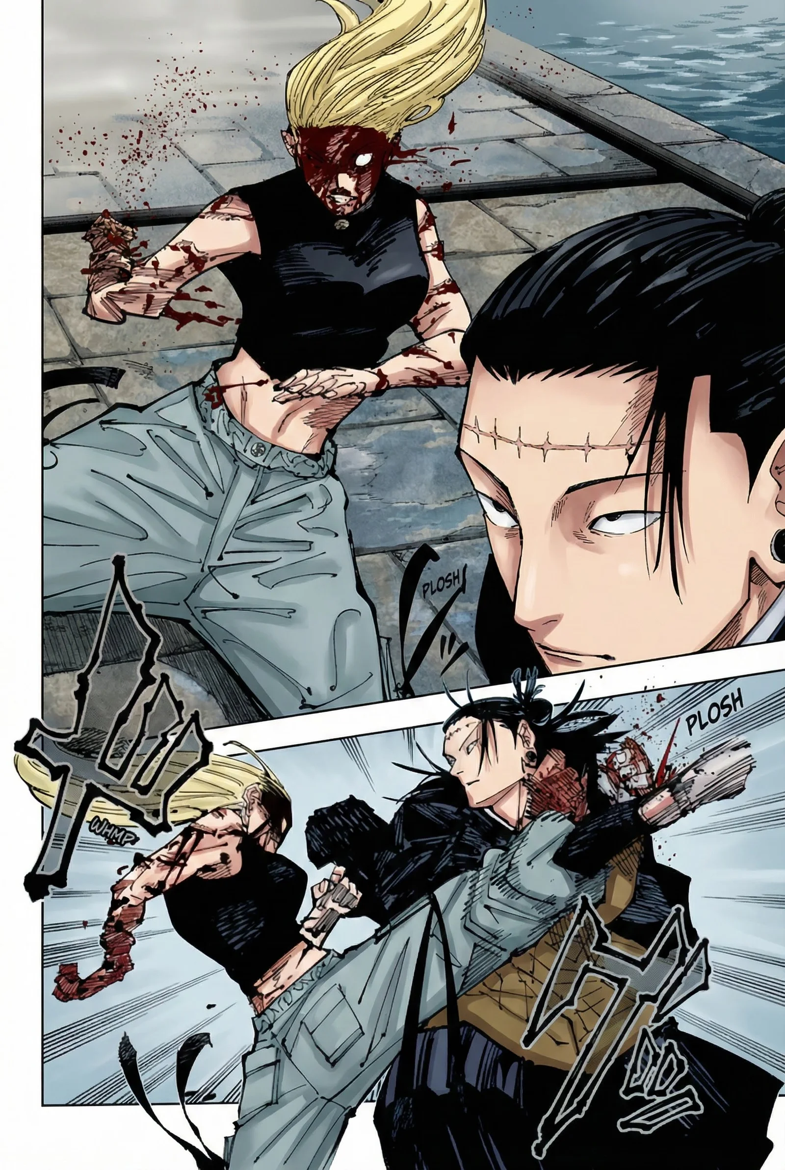 Jujutsu Kaisen Colored Manga JJK — Chapter 206 — Page 15