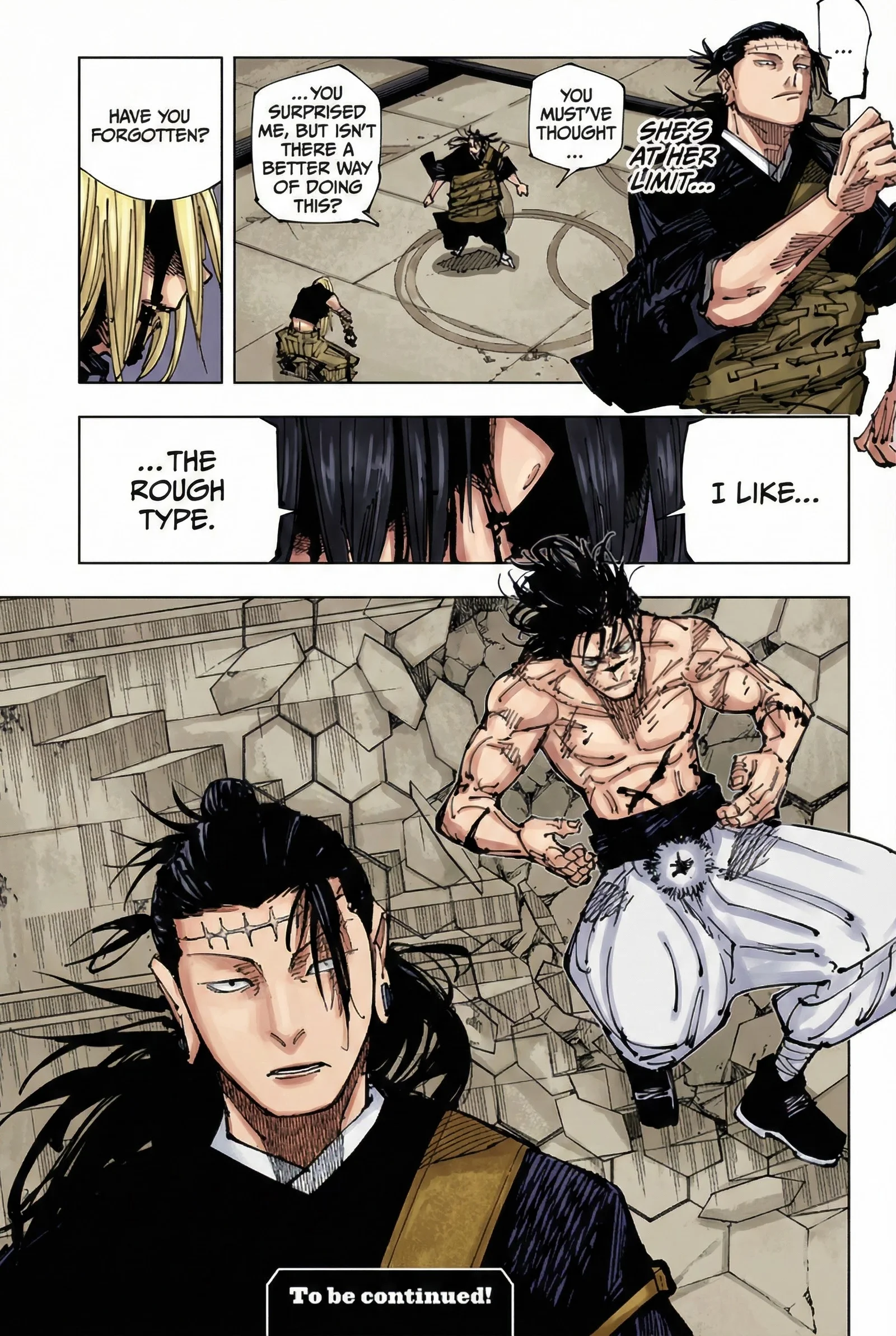 Jujutsu Kaisen Colored Manga JJK — Chapter 206 — Page 19