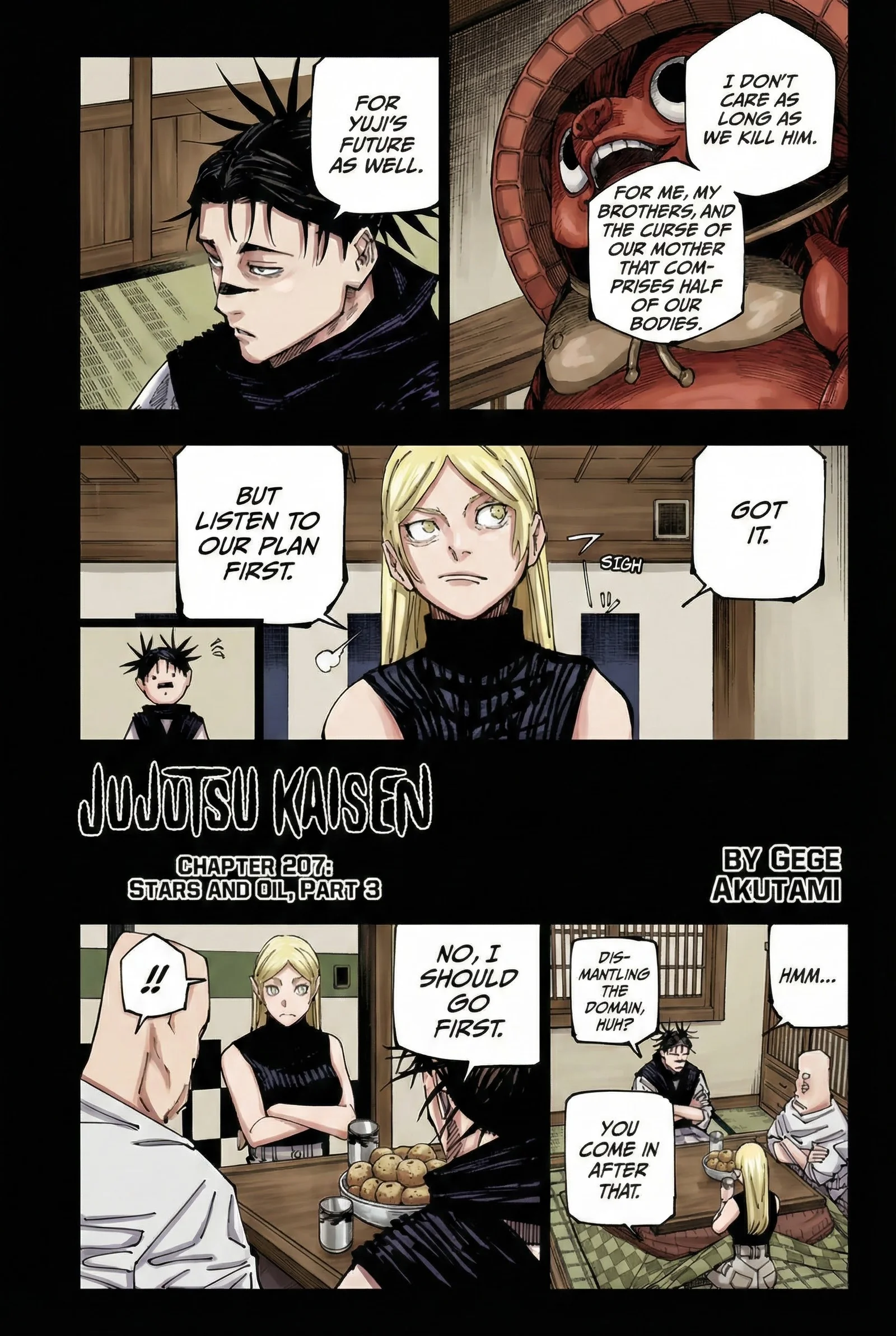 Jujutsu Kaisen Colored Manga JJK β Chapter 207 β Page 1