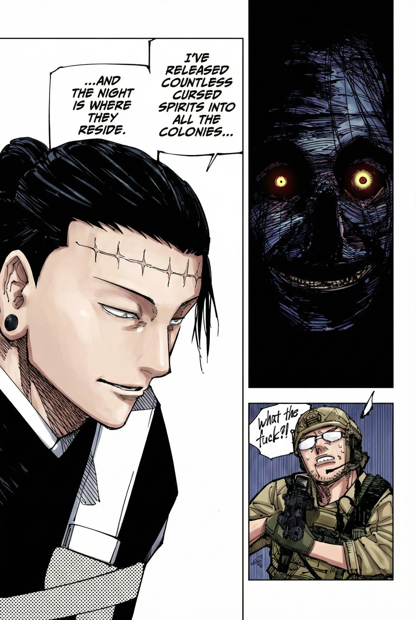 Jujutsu Kaisen Colored Manga JJK — Chapter 209 — Page 15