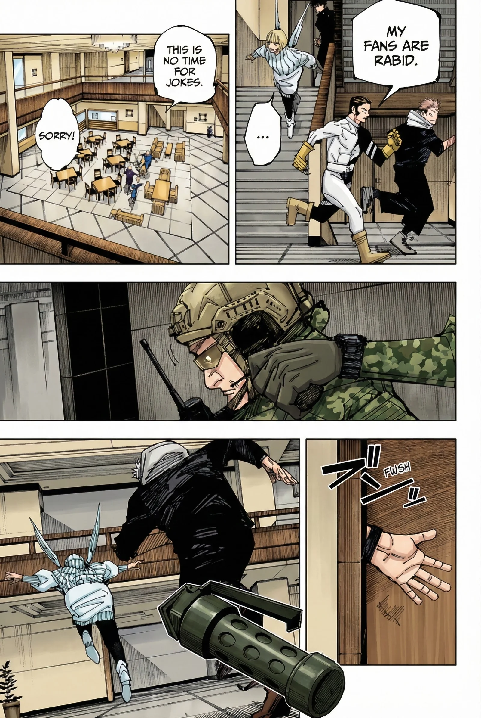 Jujutsu Kaisen Colored Manga JJK — Chapter 209 — Page 16