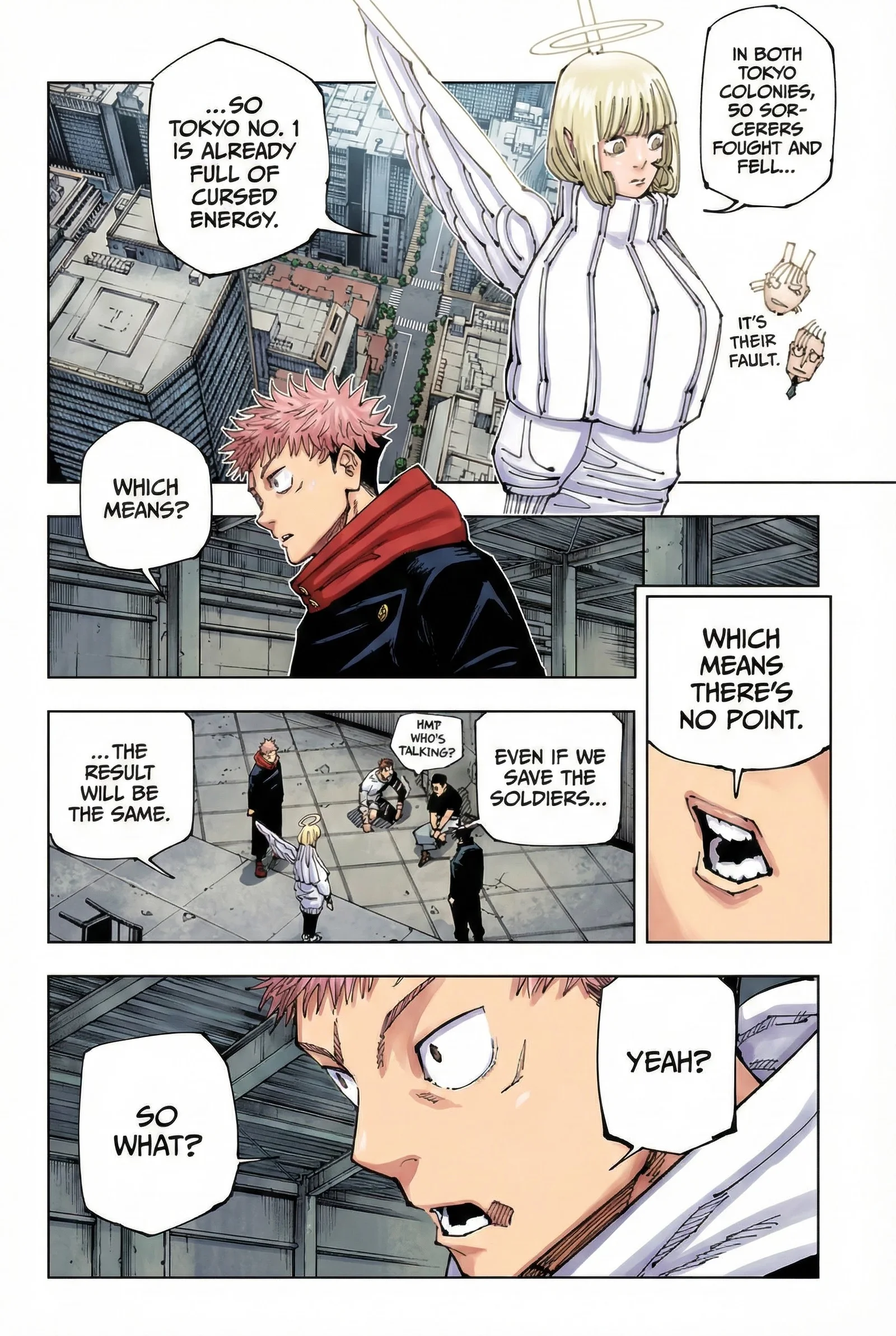 Jujutsu Kaisen Colored Manga JJK — Chapter 210 — Page 6