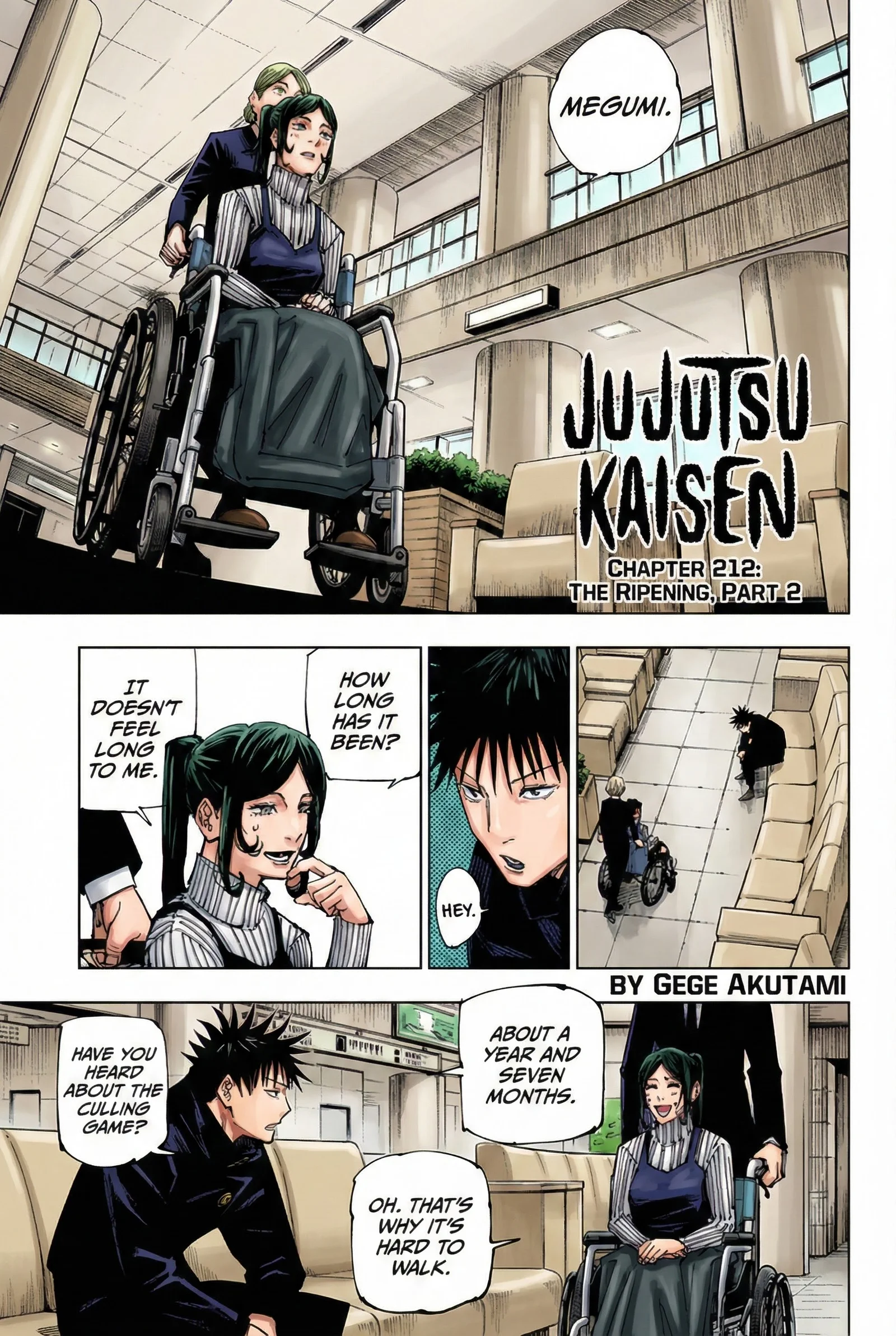 Jujutsu Kaisen Colored Manga JJK β Chapter 212 β Page 1
