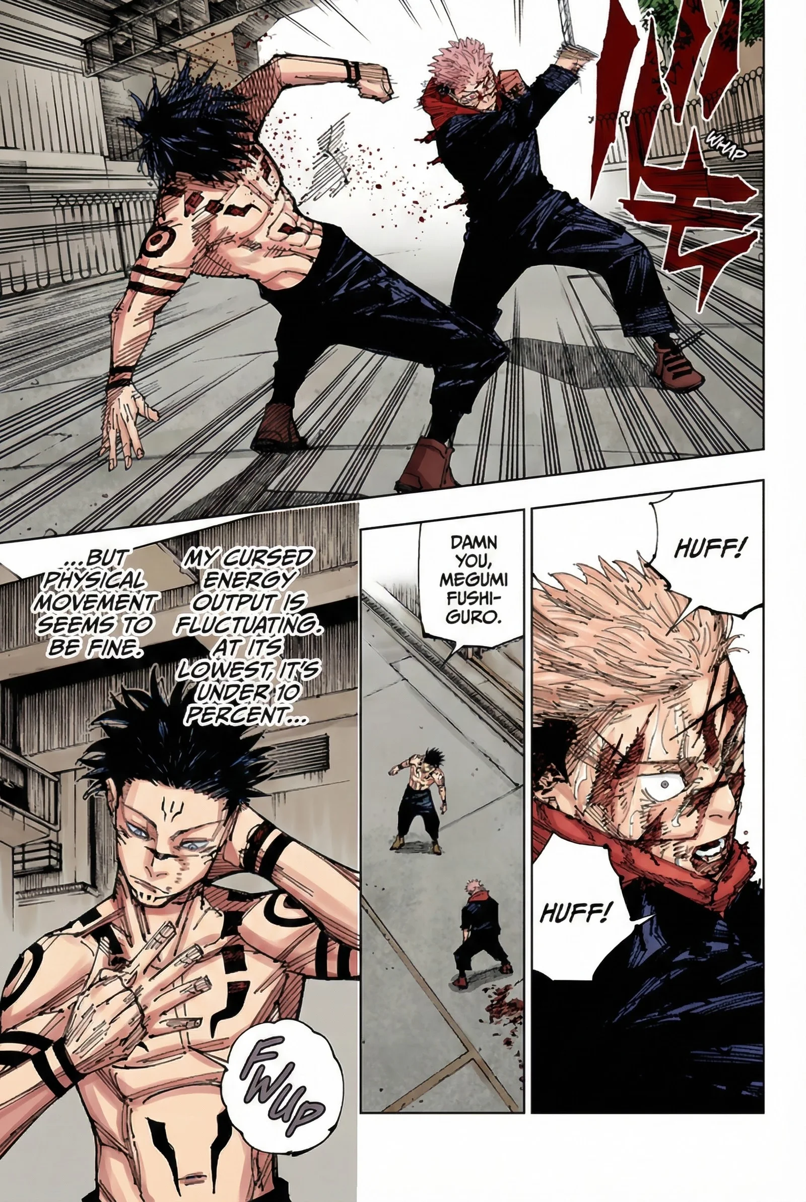 Jujutsu Kaisen Colored Manga JJK — Chapter 215 — Page 2