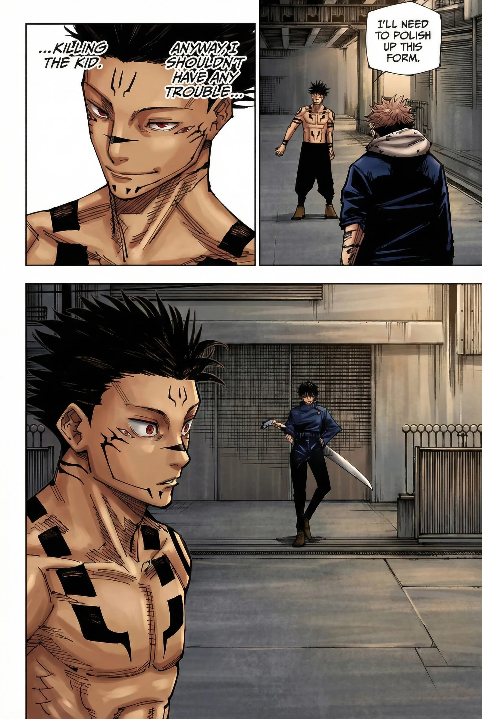 Jujutsu Kaisen Colored Manga JJK — Chapter 215 — Page 3