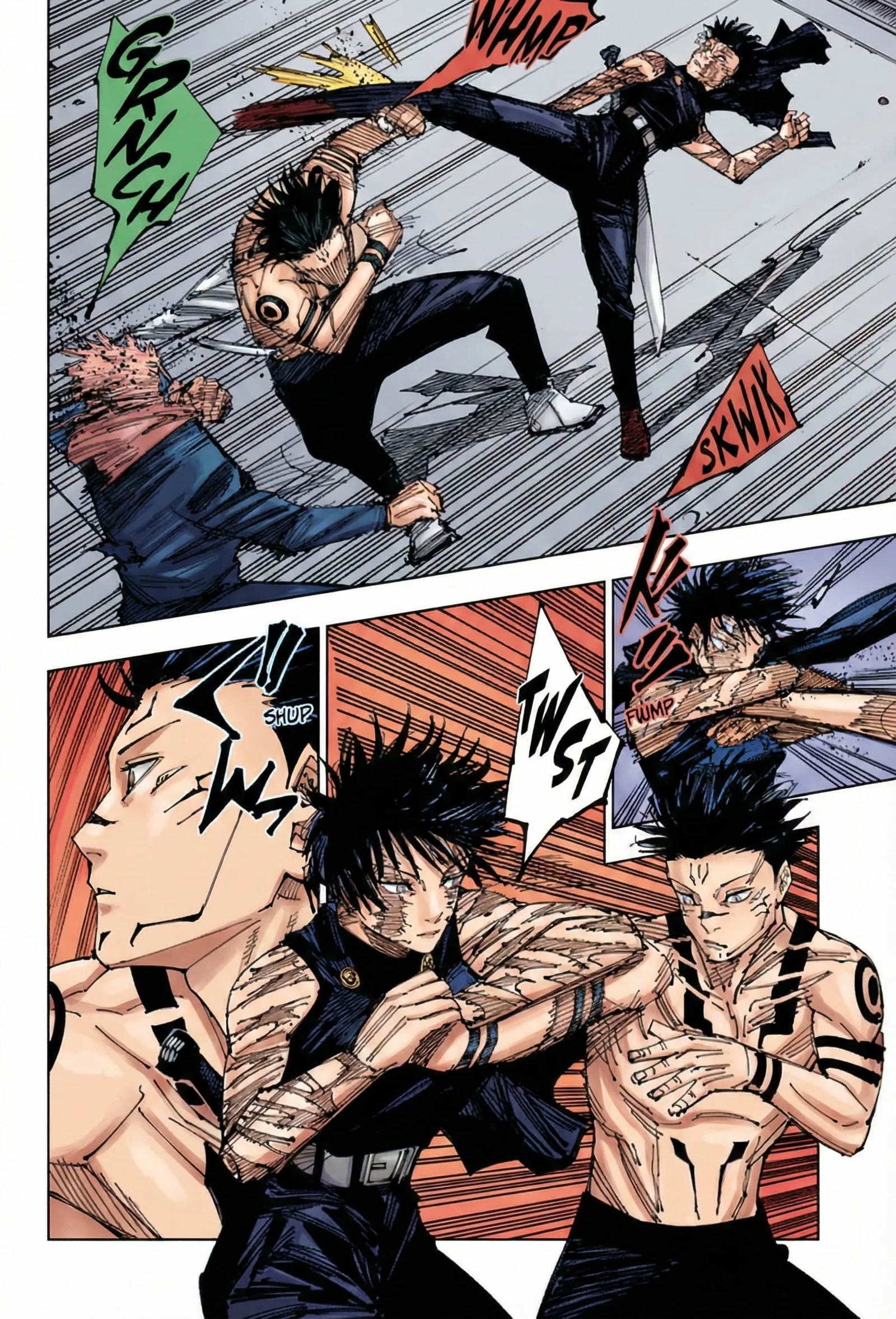 Jujutsu Kaisen Colored Manga JJK — Chapter 215 — Page 5