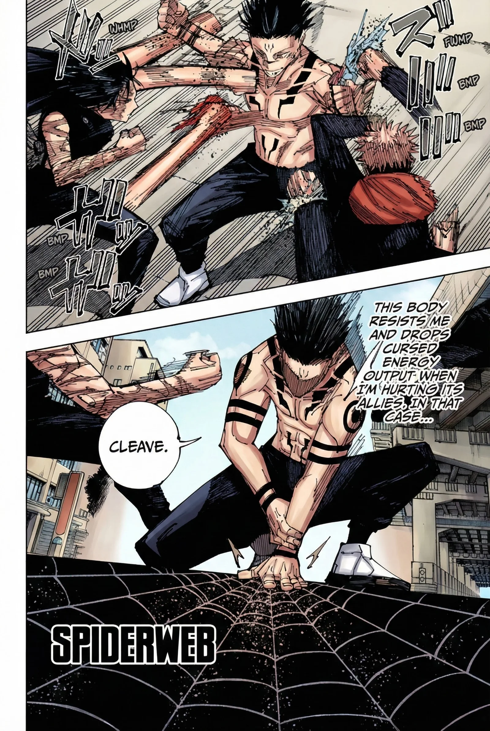 Jujutsu Kaisen Colored Manga JJK — Chapter 215 — Page 12