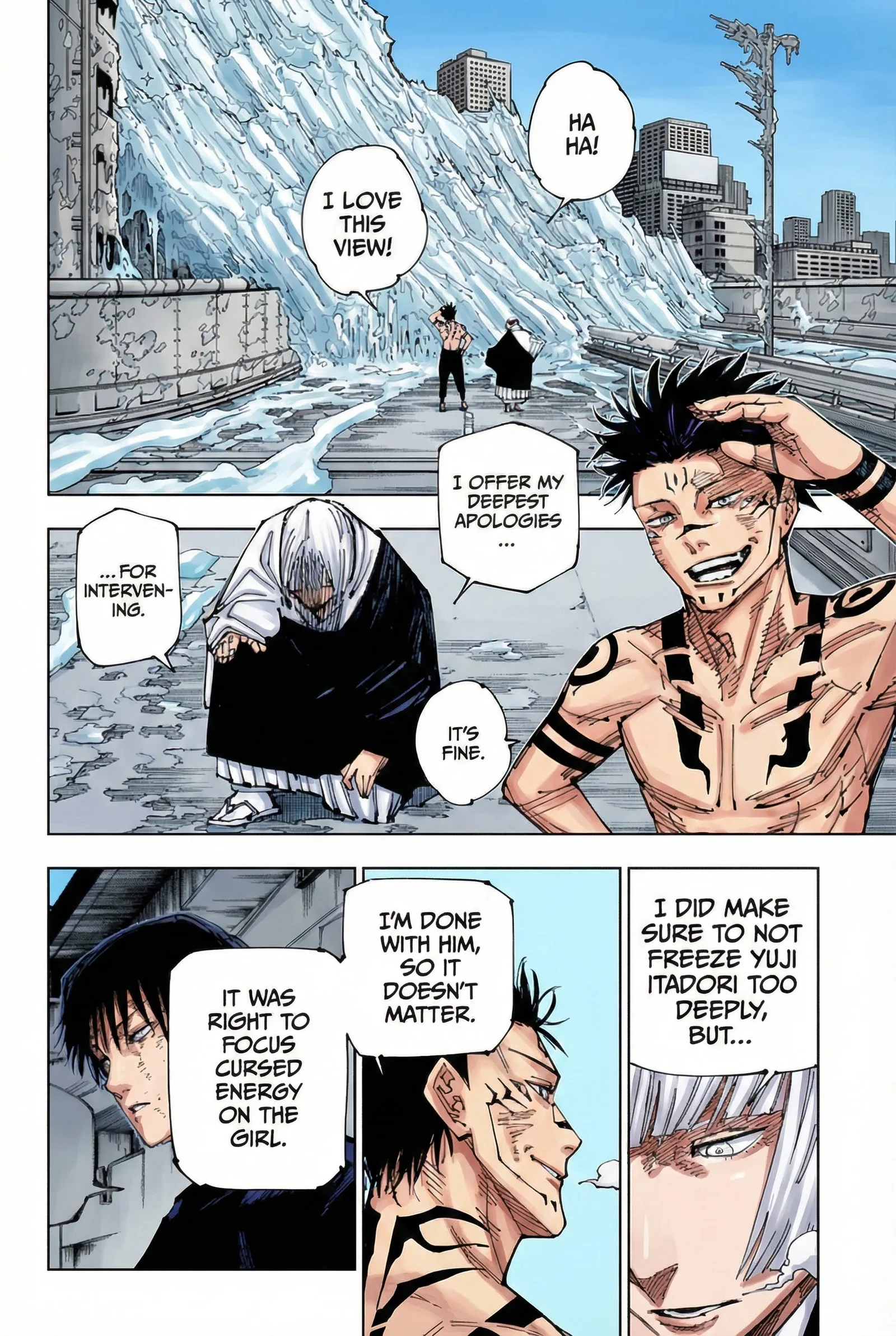Jujutsu Kaisen Colored Manga JJK — Chapter 215 — Page 16