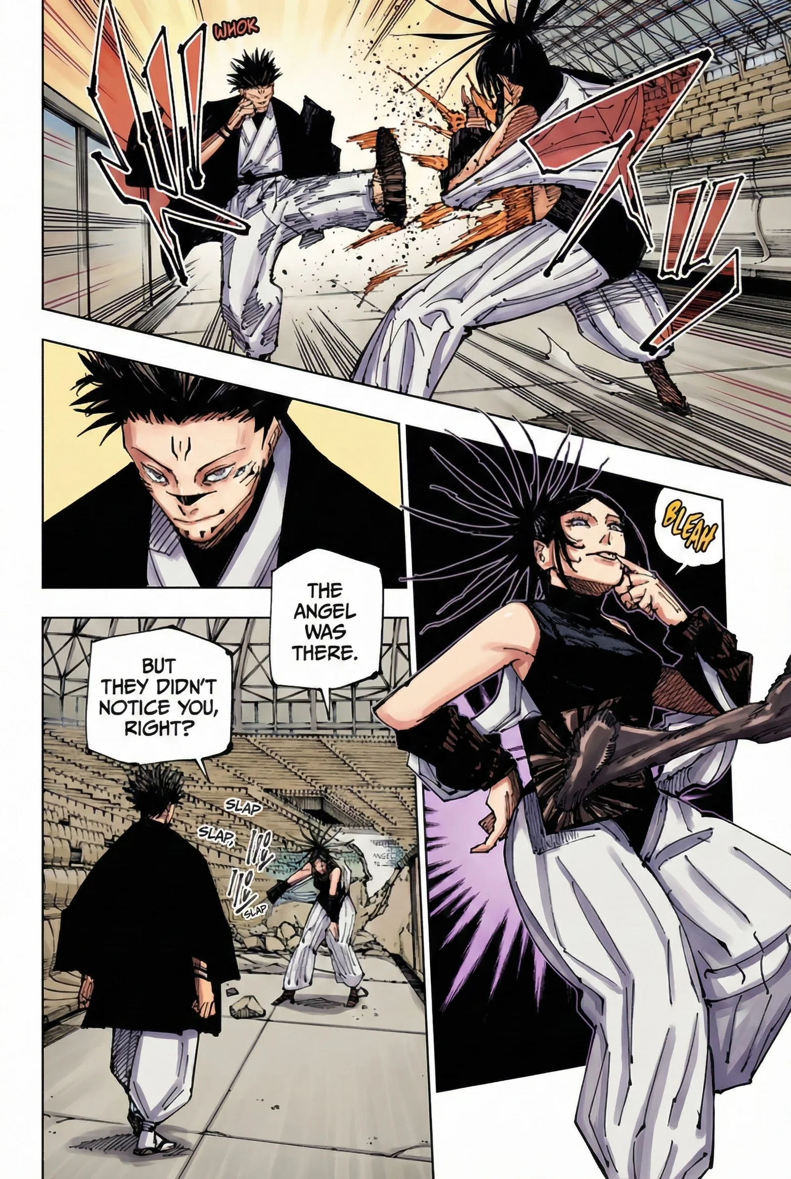 Jujutsu Kaisen Colored Manga JJK — Chapter 217 — Page 4