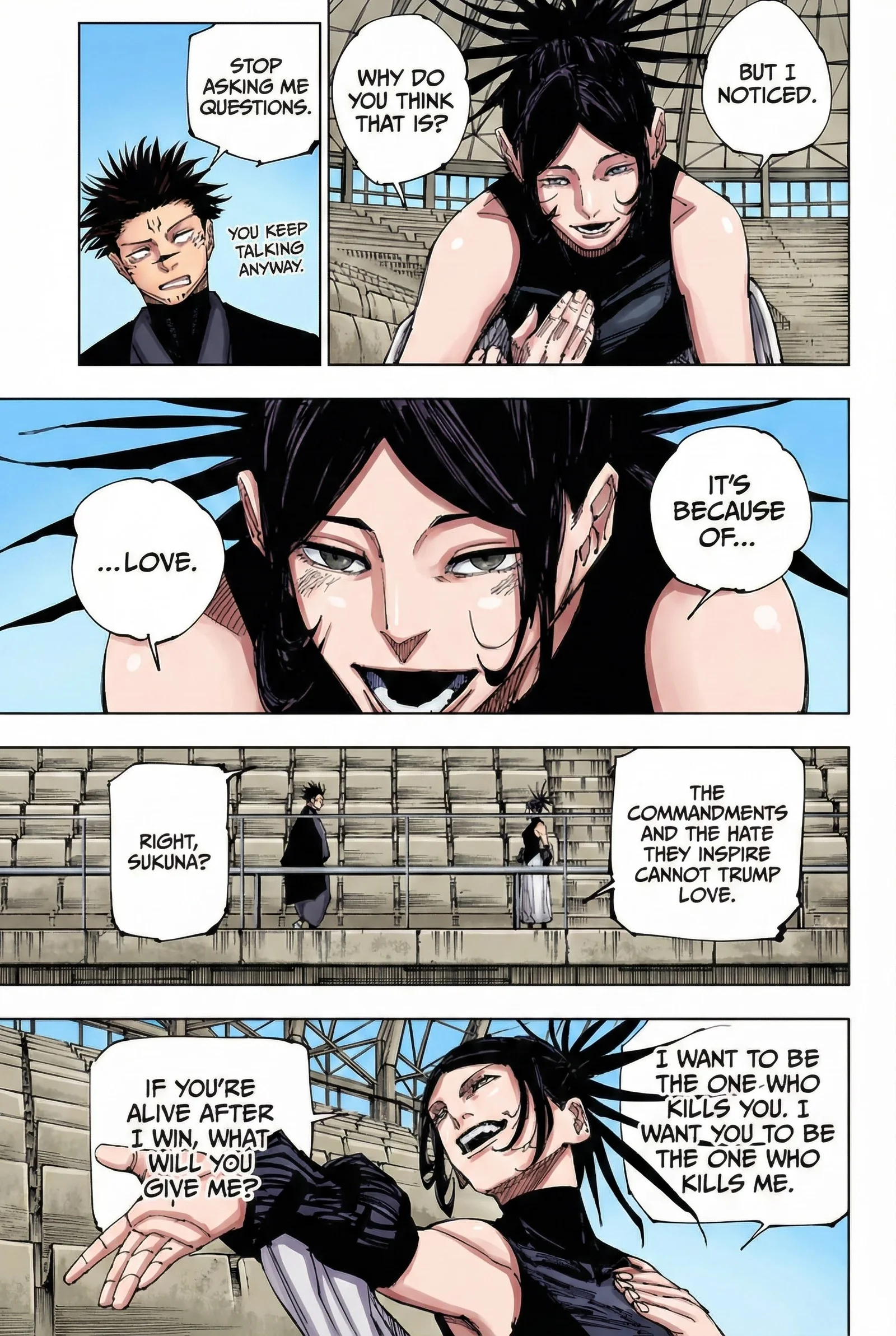 Jujutsu Kaisen Colored Manga JJK — Chapter 217 — Page 5