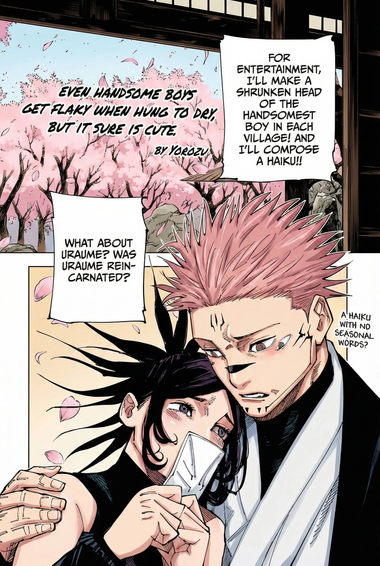 Jujutsu Kaisen Colored Manga JJK — Chapter 217 — Page 12
