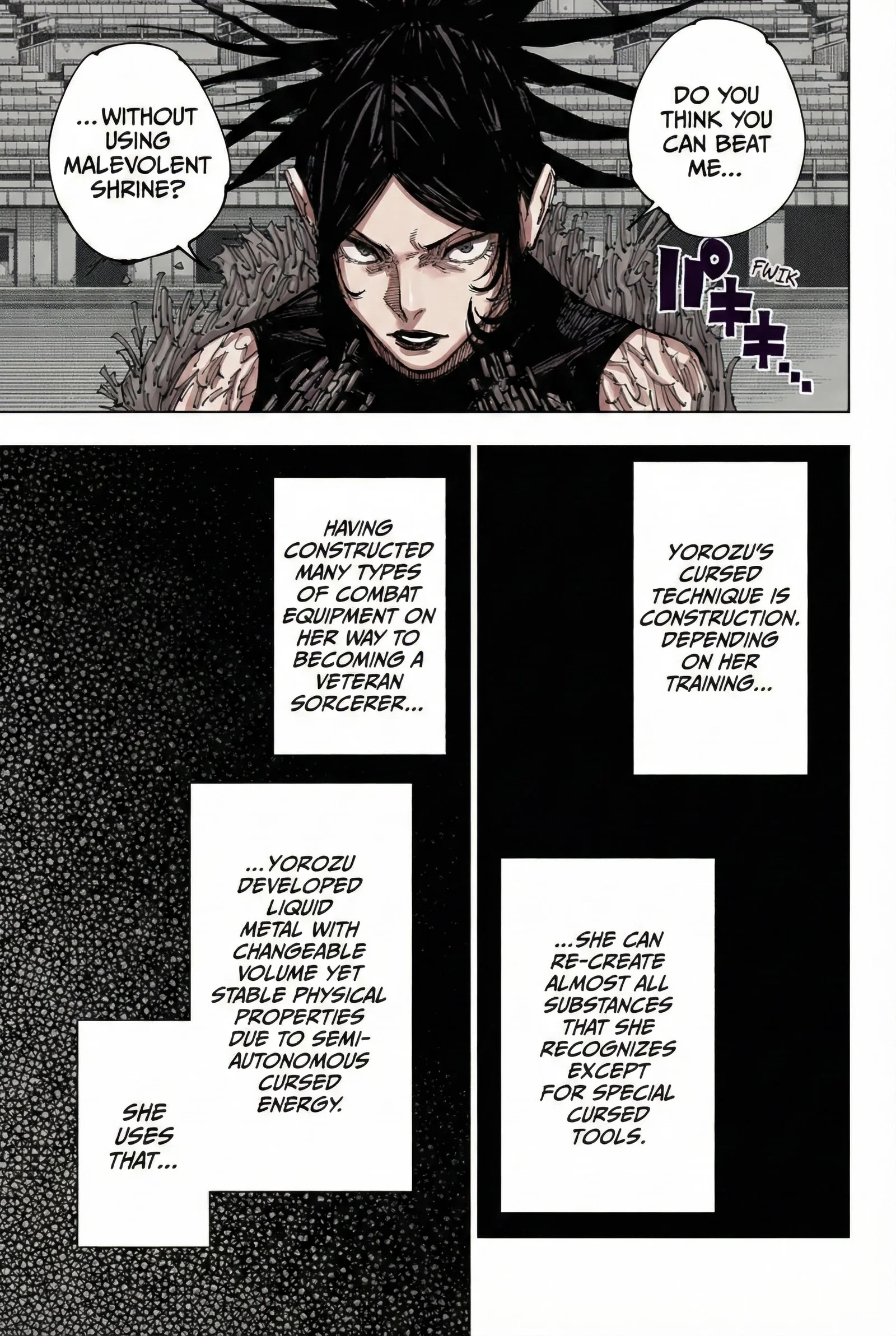 Jujutsu Kaisen Colored Manga JJK — Chapter 217 — Page 15