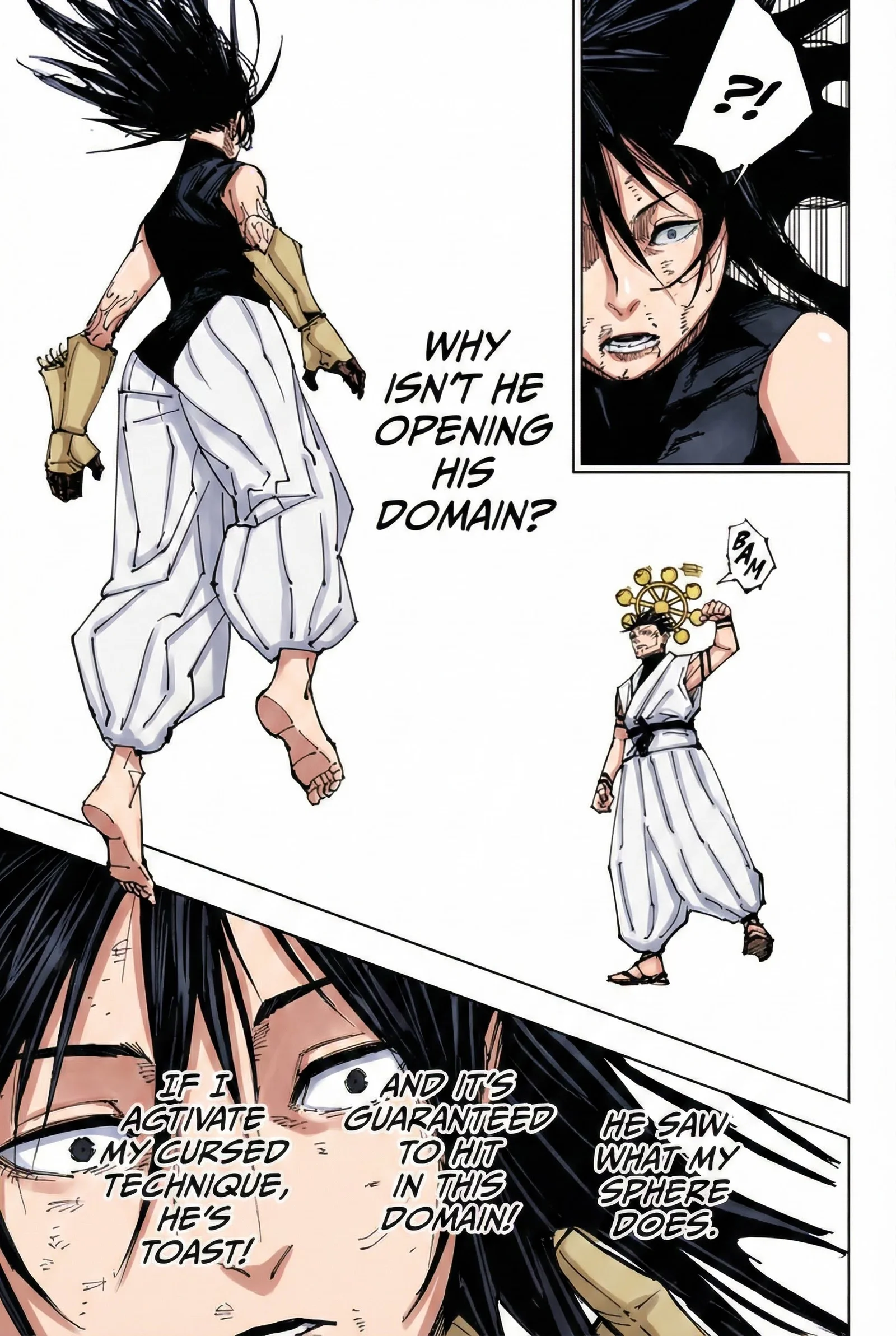 Jujutsu Kaisen Colored Manga JJK — Chapter 219 — Page 13
