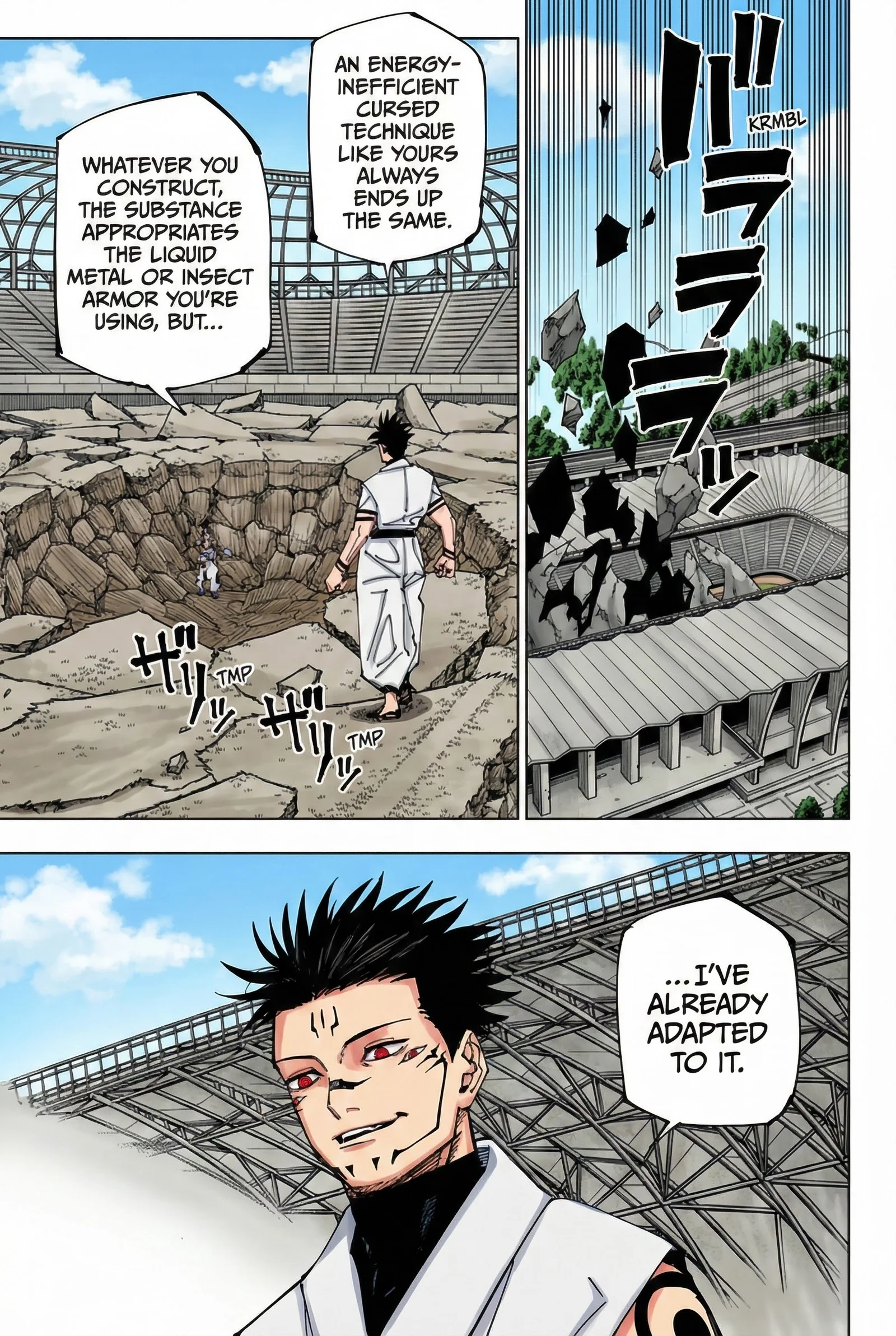 Jujutsu Kaisen Colored Manga JJK — Chapter 219 — Page 17