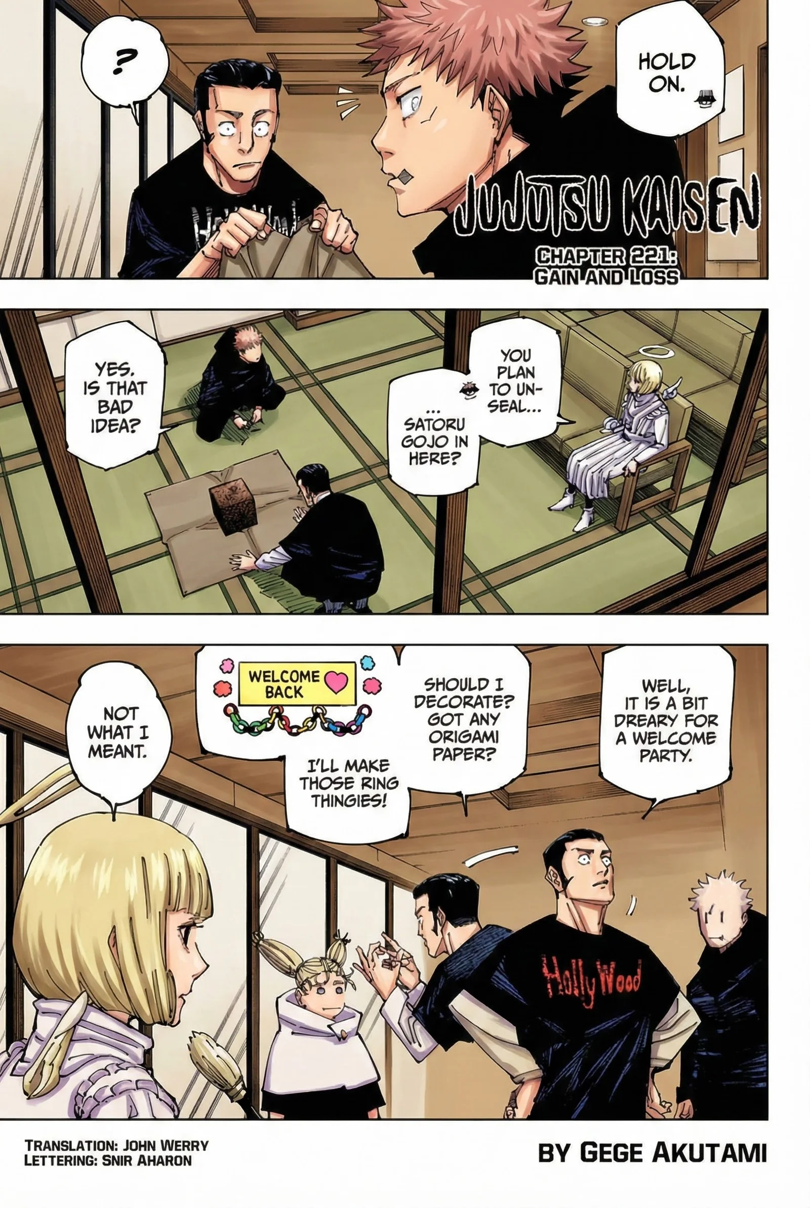 Jujutsu Kaisen Colored Manga JJK β Chapter 221 β Page 1