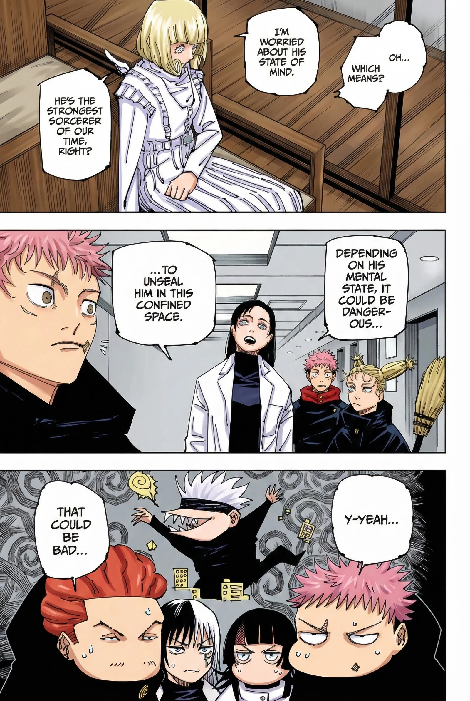 Jujutsu Kaisen Colored Manga JJK β Chapter 221 β Page 3
