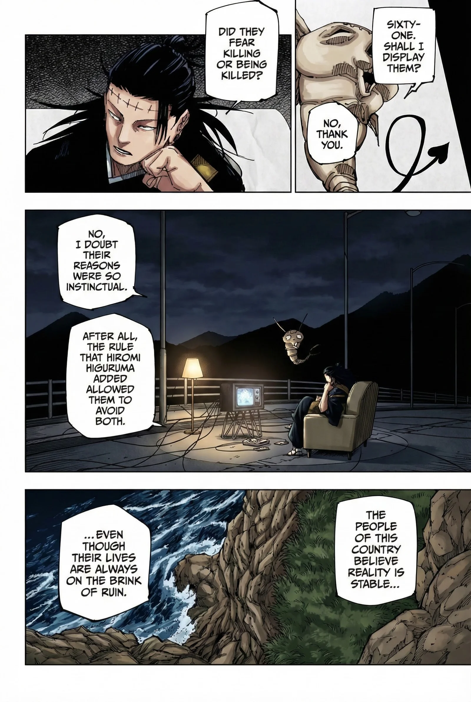 Jujutsu Kaisen Colored Manga JJK — Chapter 222 — Page 4