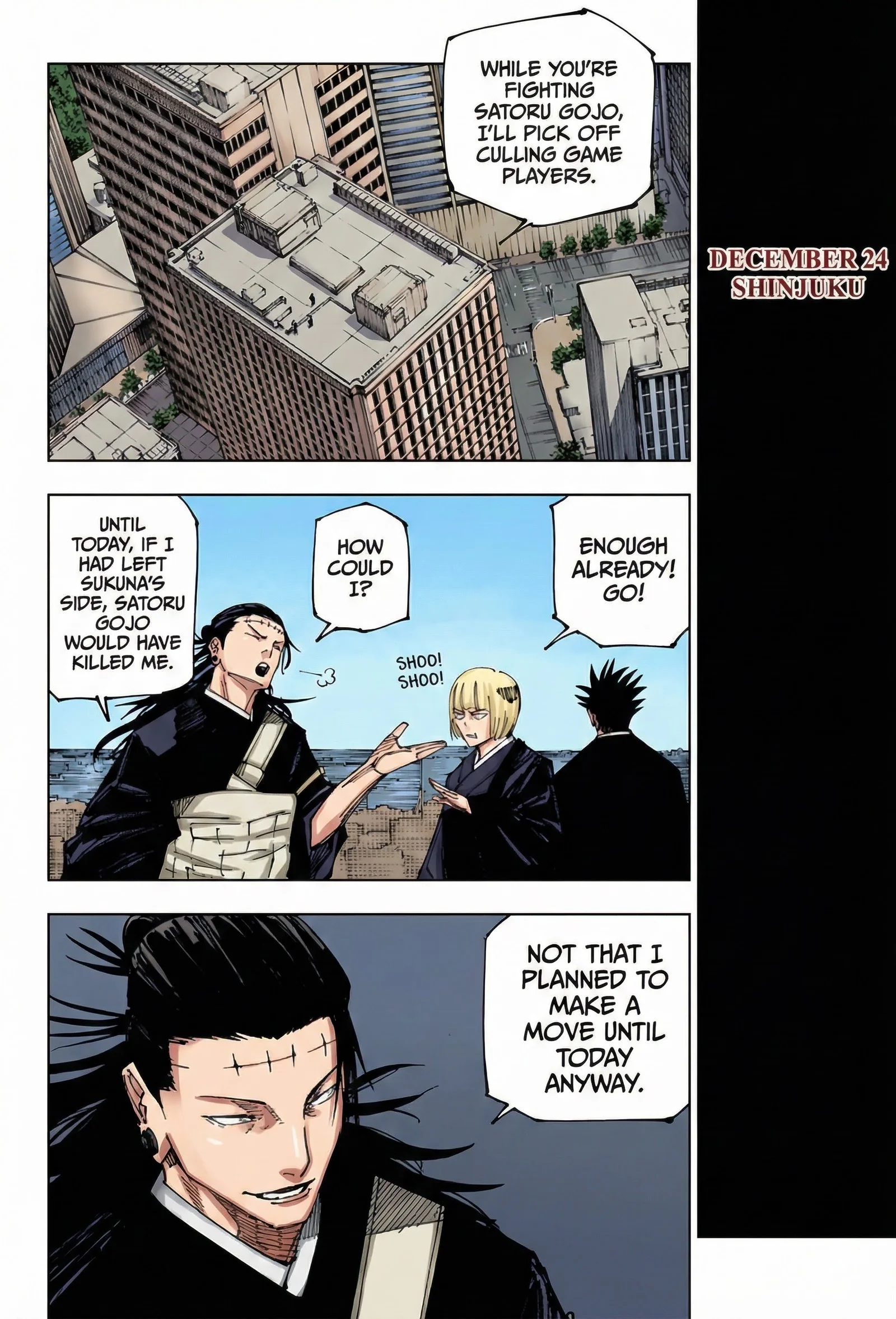 Jujutsu Kaisen Colored Manga JJK — Chapter 222 — Page 12