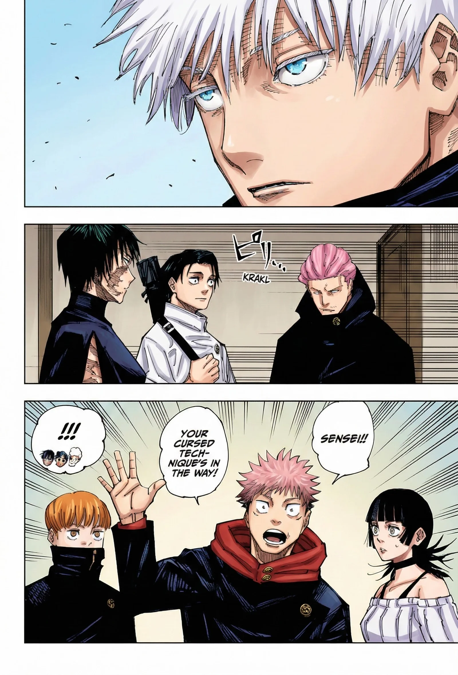 Jujutsu Kaisen Colored Manga JJK — Chapter 222 — Page 16