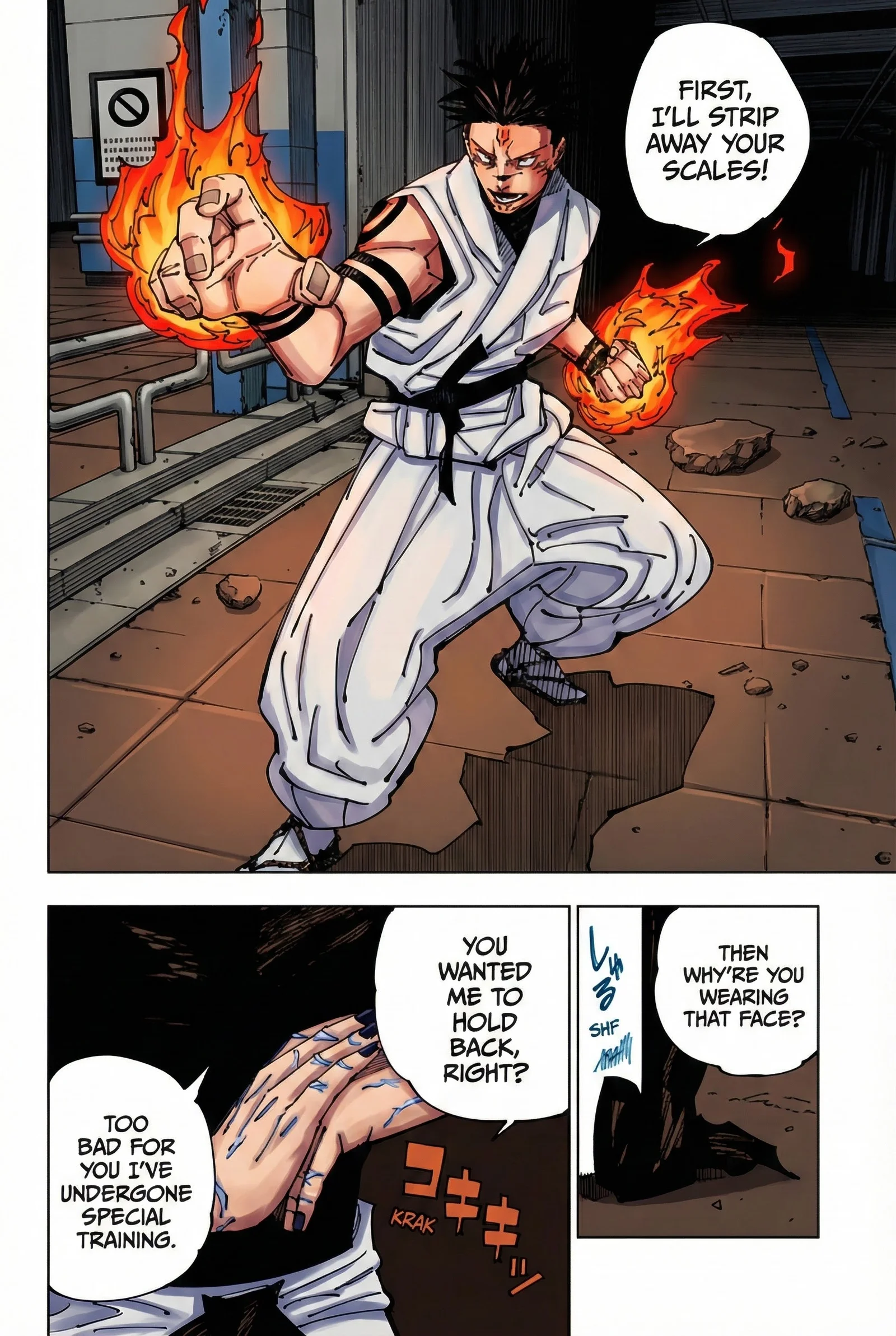 Jujutsu Kaisen Colored Manga JJK — Chapter 224 — Page 2
