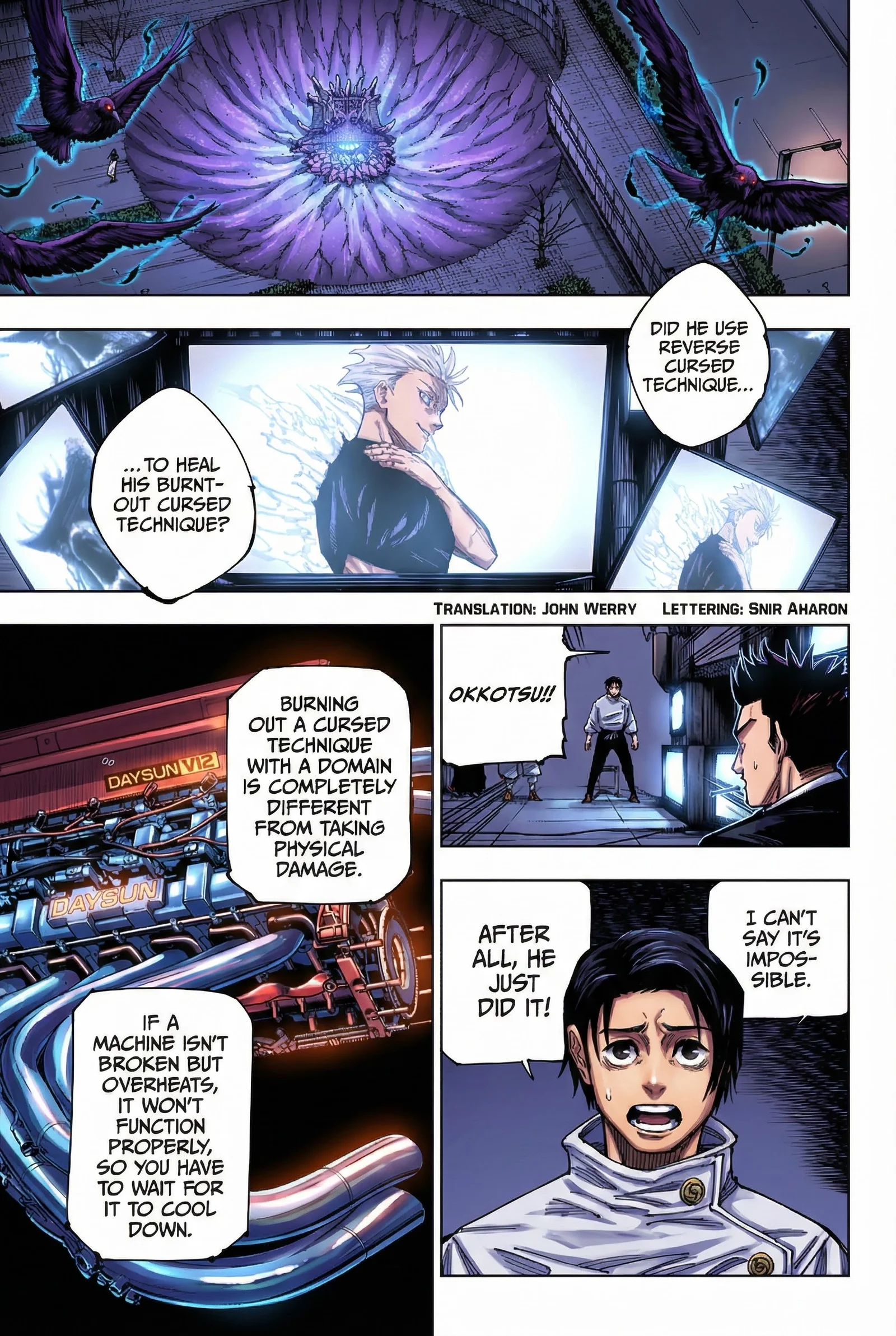 Jujutsu Kaisen Colored Manga JJK — Chapter 227 — Page 1