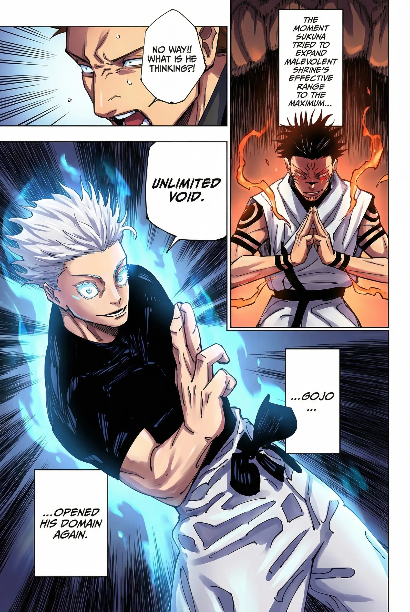Jujutsu Kaisen Colored Manga JJK — Chapter 227 — Page 3