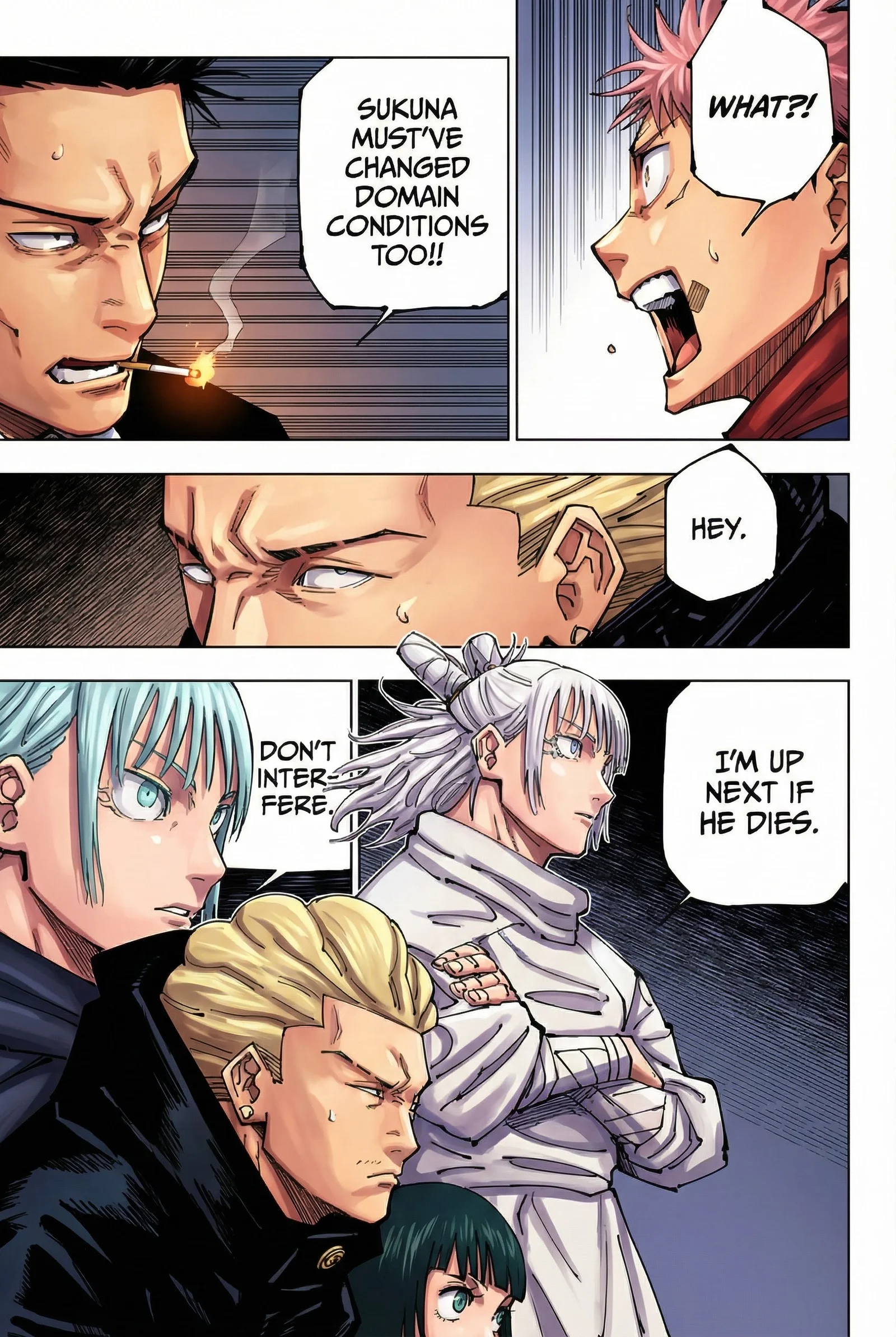Jujutsu Kaisen Colored Manga JJK — Chapter 227 — Page 12