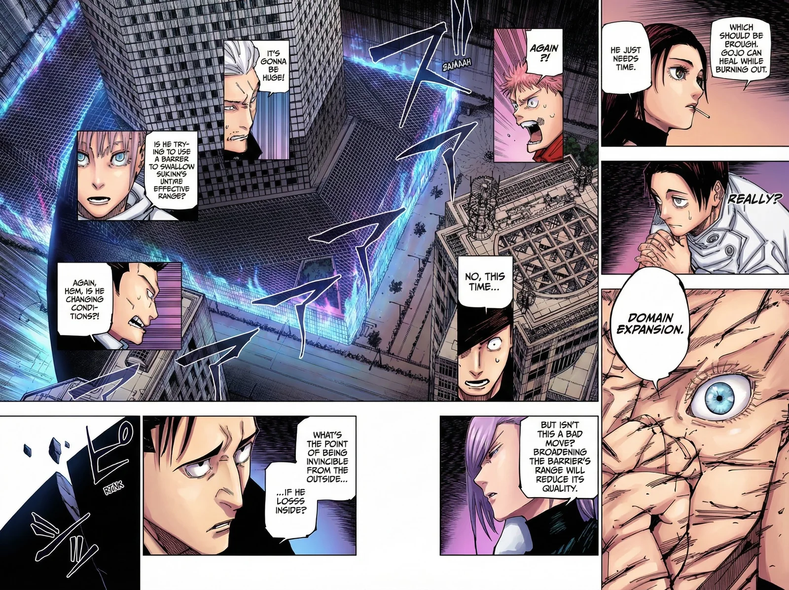 Jujutsu Kaisen Colored Manga JJK — Chapter 227 — Page 16