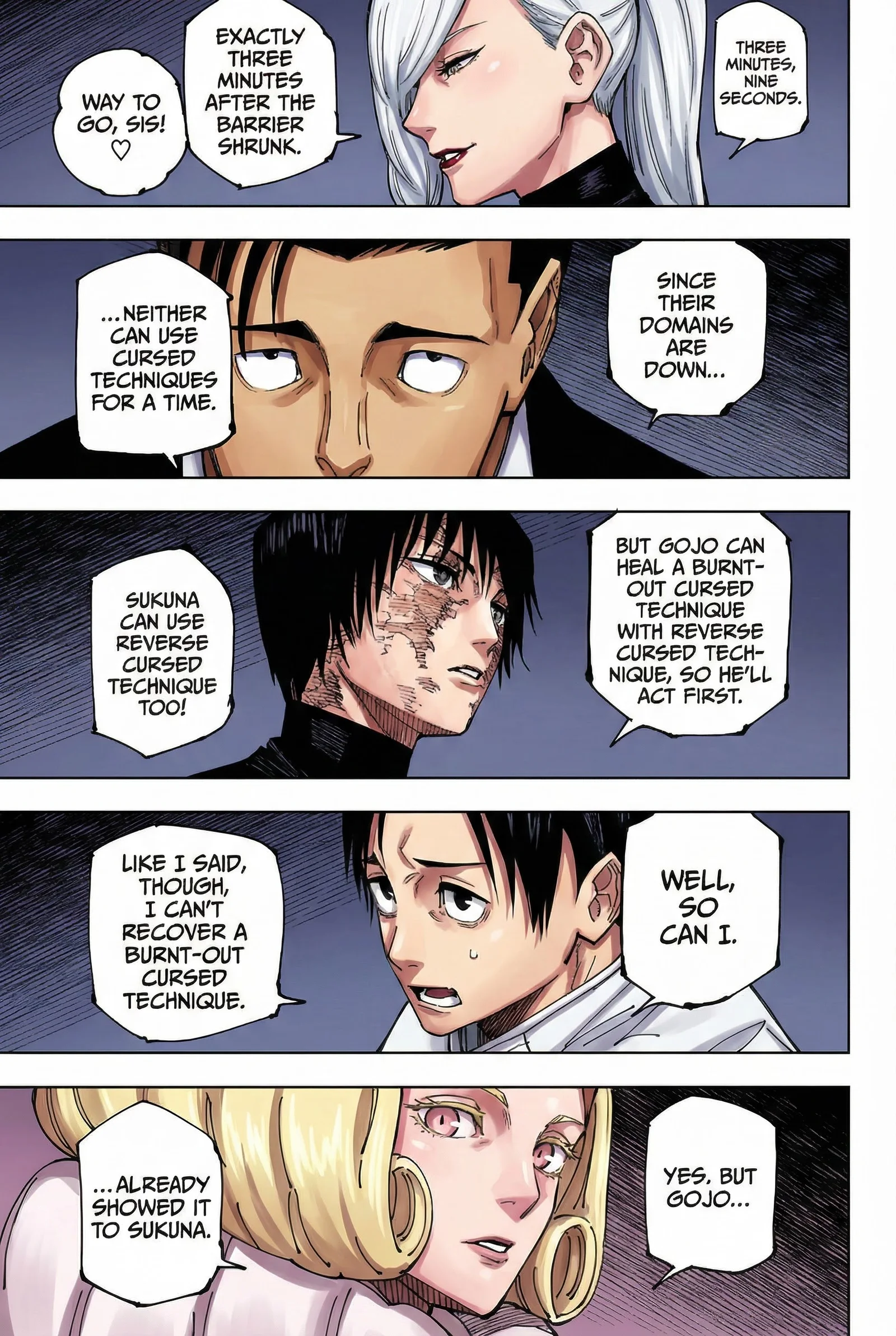 Jujutsu Kaisen Colored Manga JJK — Chapter 228 — Page 12