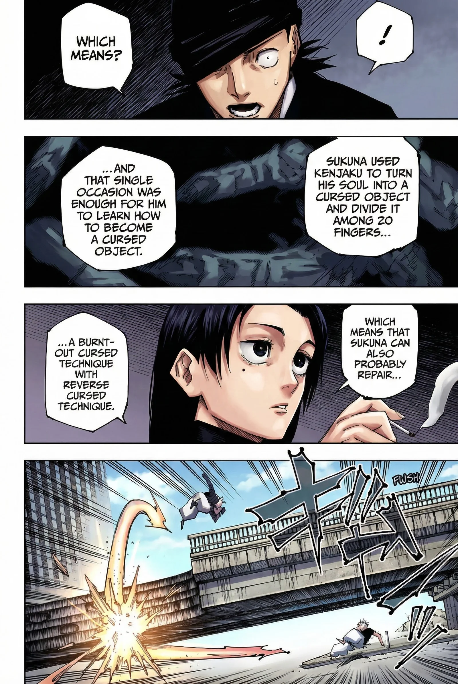 Jujutsu Kaisen Colored Manga JJK — Chapter 228 — Page 13