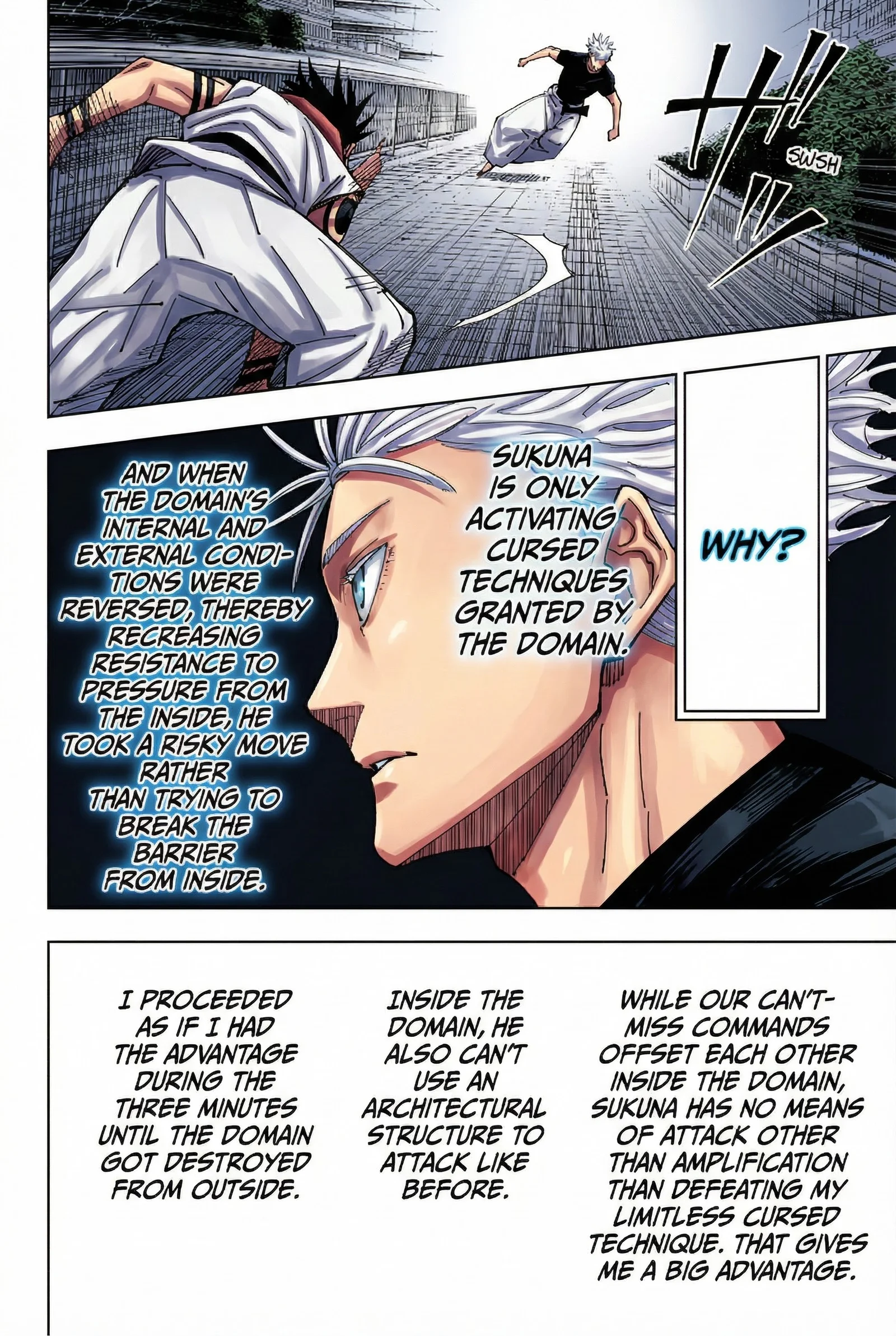 Jujutsu Kaisen Colored Manga JJK — Chapter 228 — Page 17