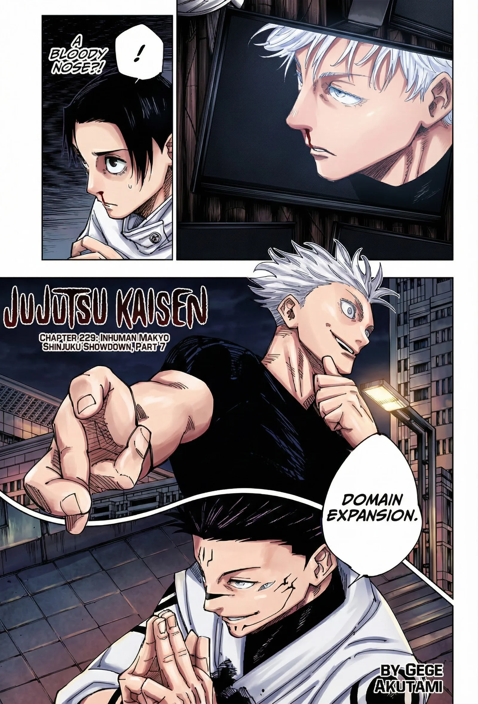 Jujutsu Kaisen Colored Manga JJK β Chapter 229 β Page 1