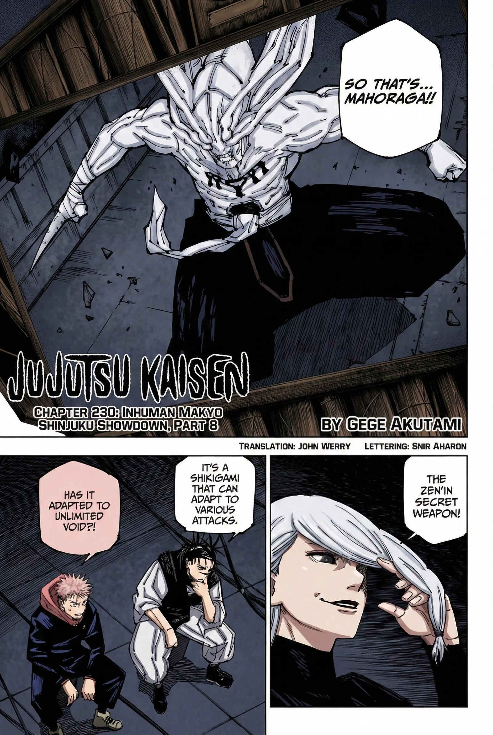 Jujutsu Kaisen Colored Manga JJK β Chapter 230 β Page 1