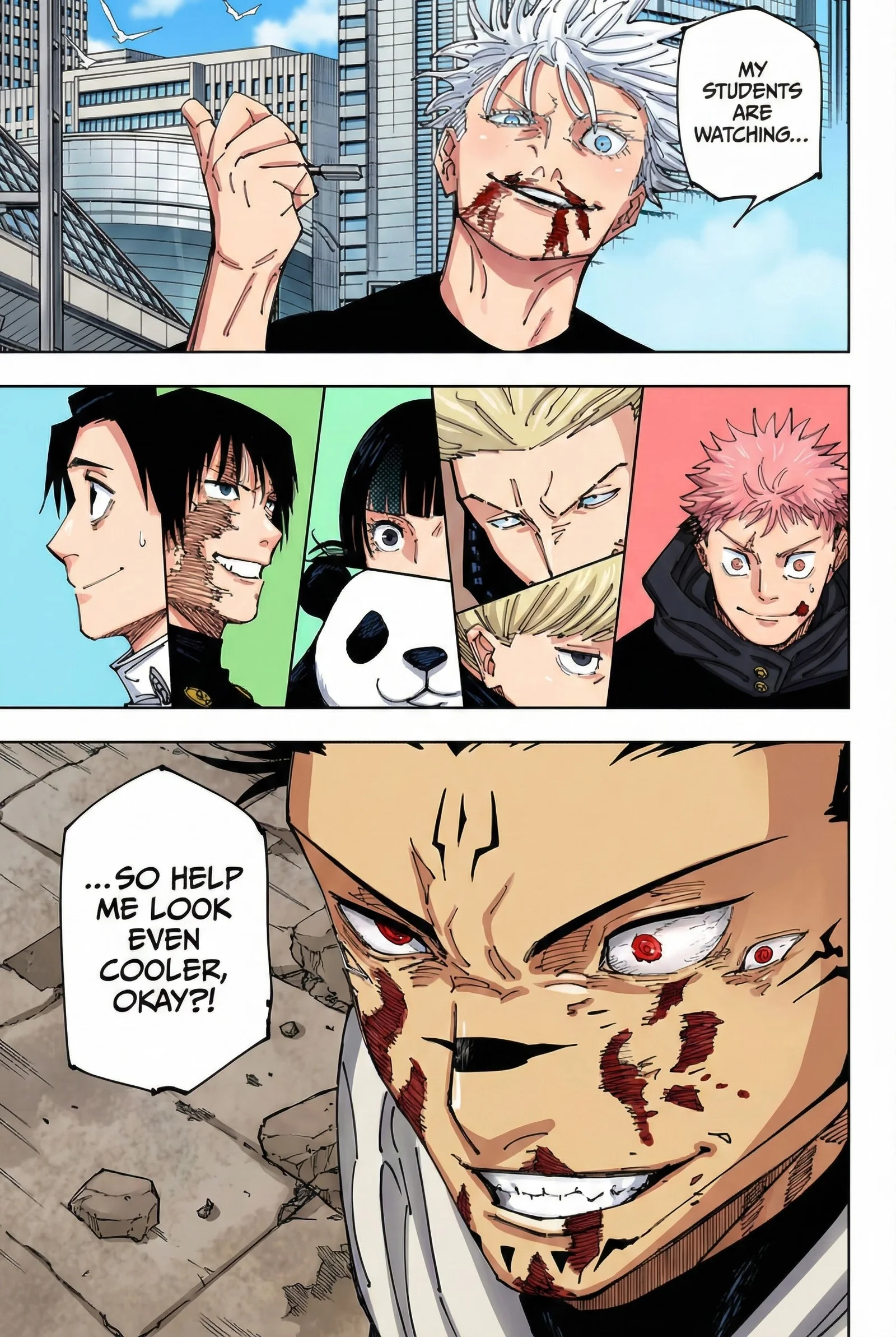Jujutsu Kaisen Colored Manga JJK β Chapter 230 β Page 17